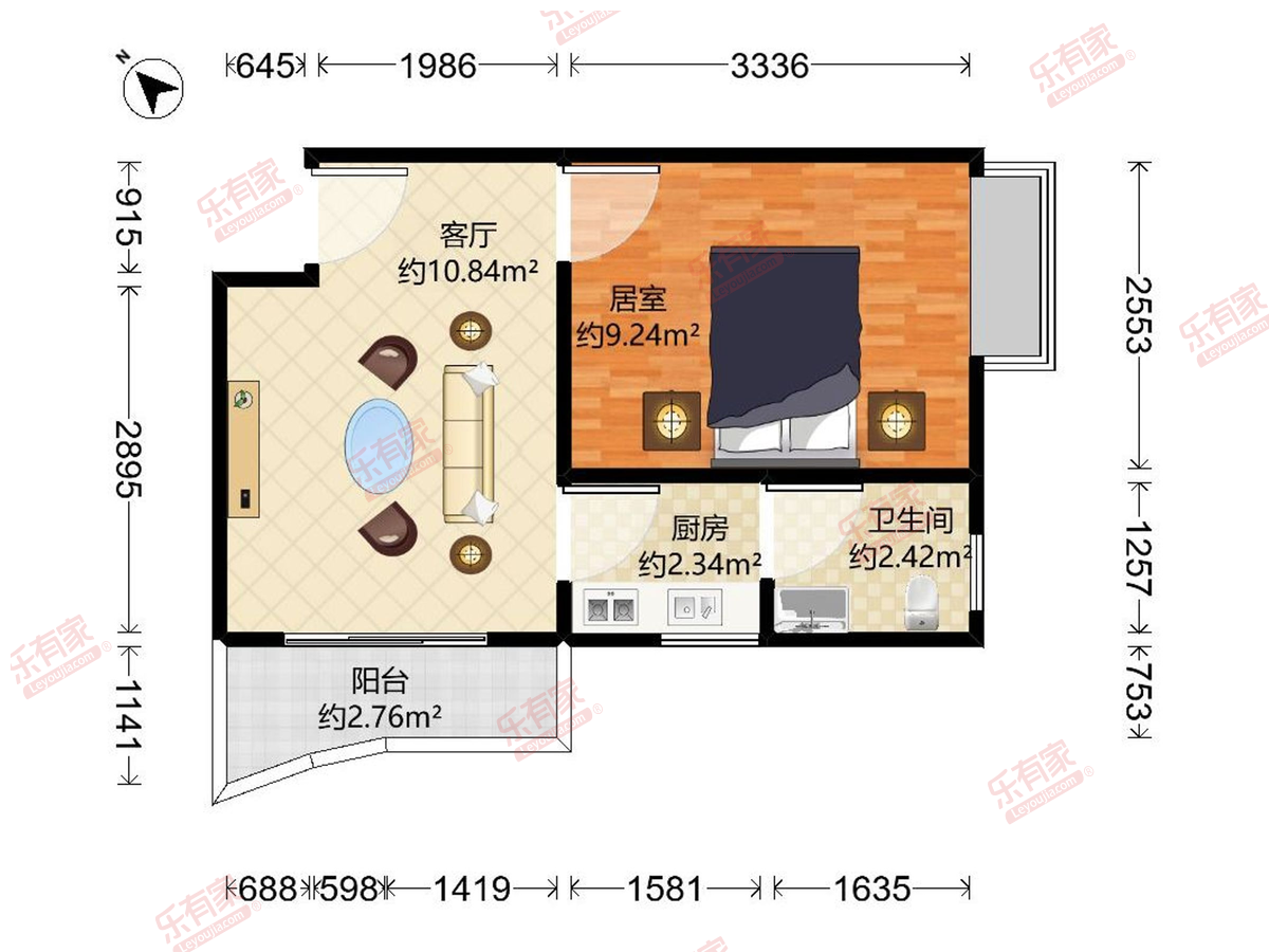 丽廷豪苑户型图