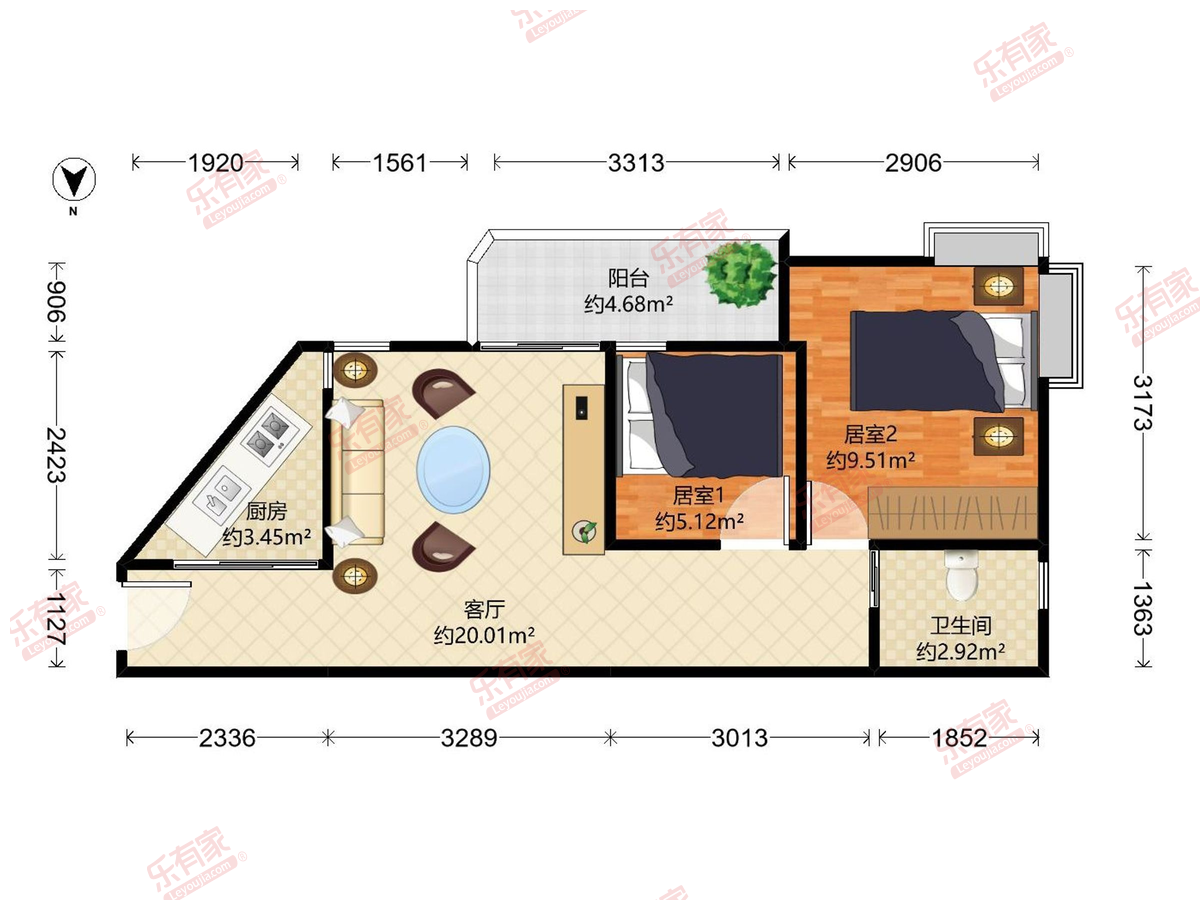 皇溪苑户型图