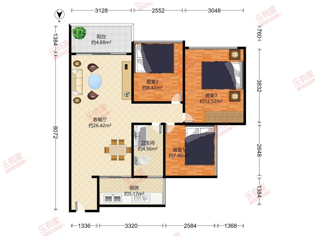京基御景印象四期户型图