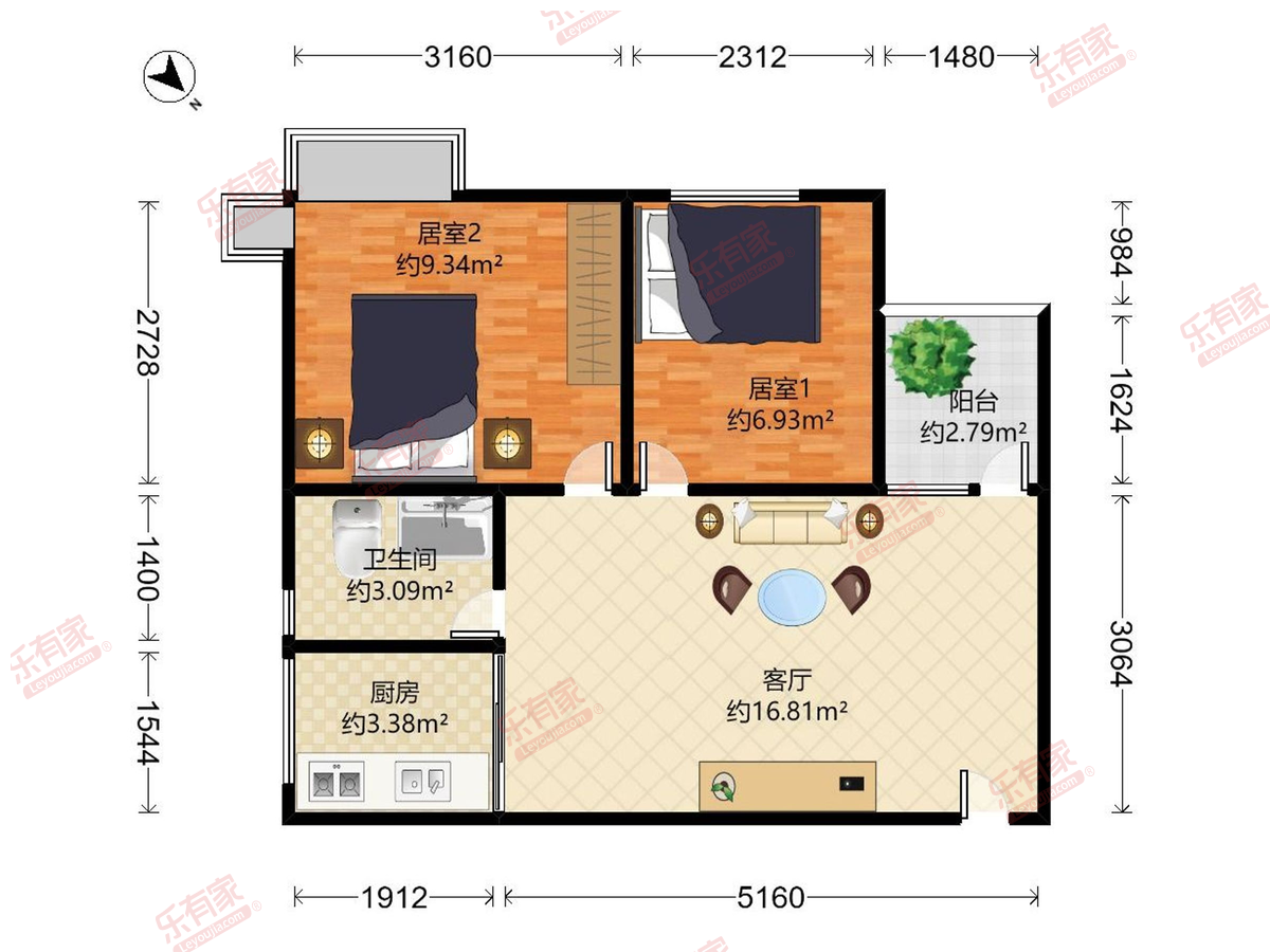 新街口大厦户型图
