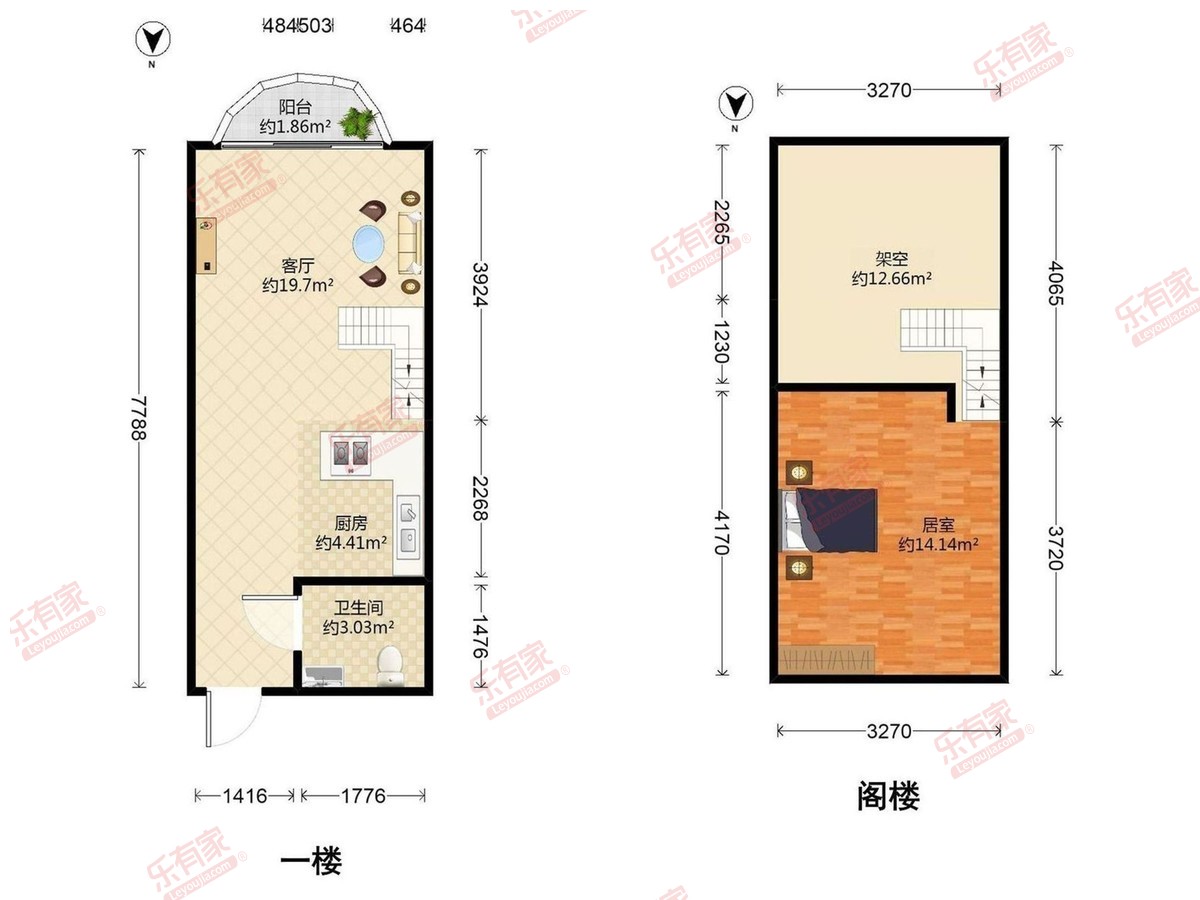 旭飞花园户型图