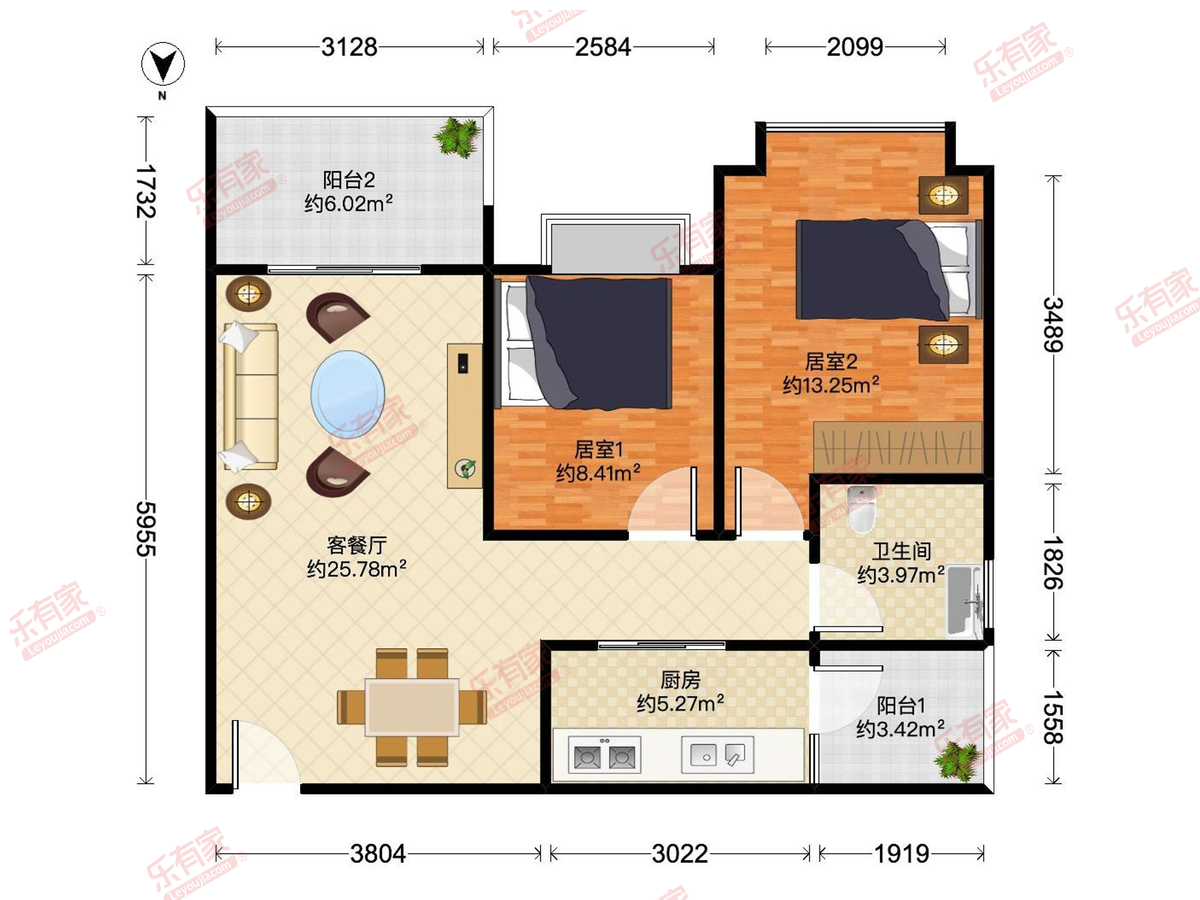 臻华花园二期户型图