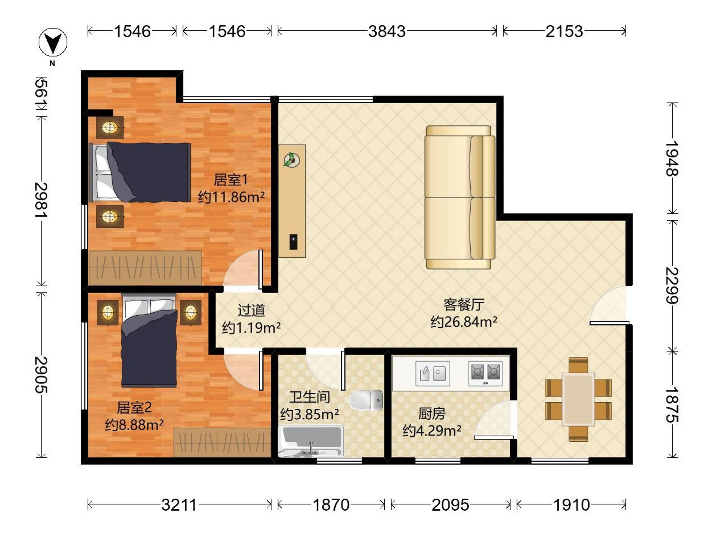 钜建大厦户型图