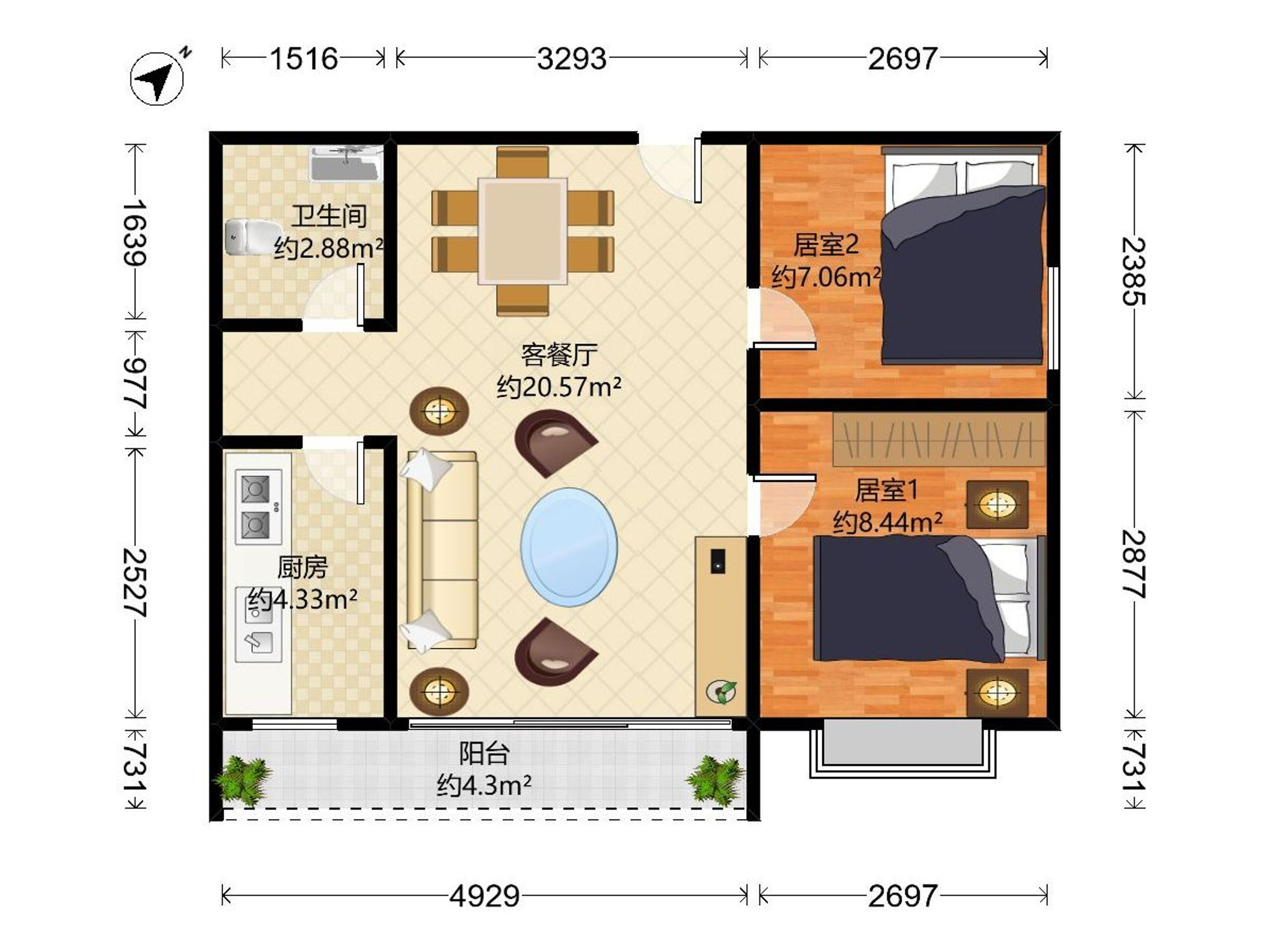 大都汇大厦户型图