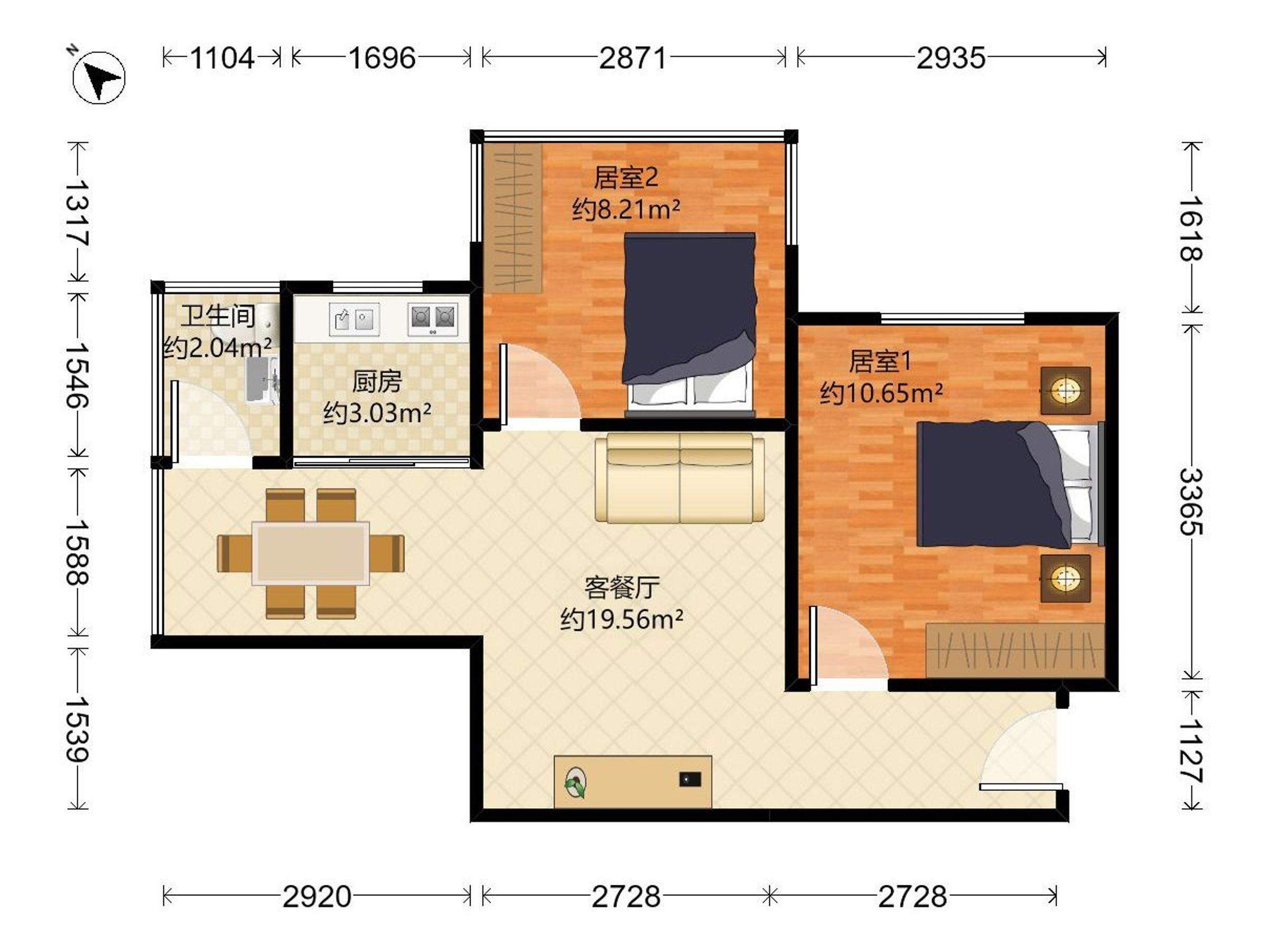 福中福商业城户型图