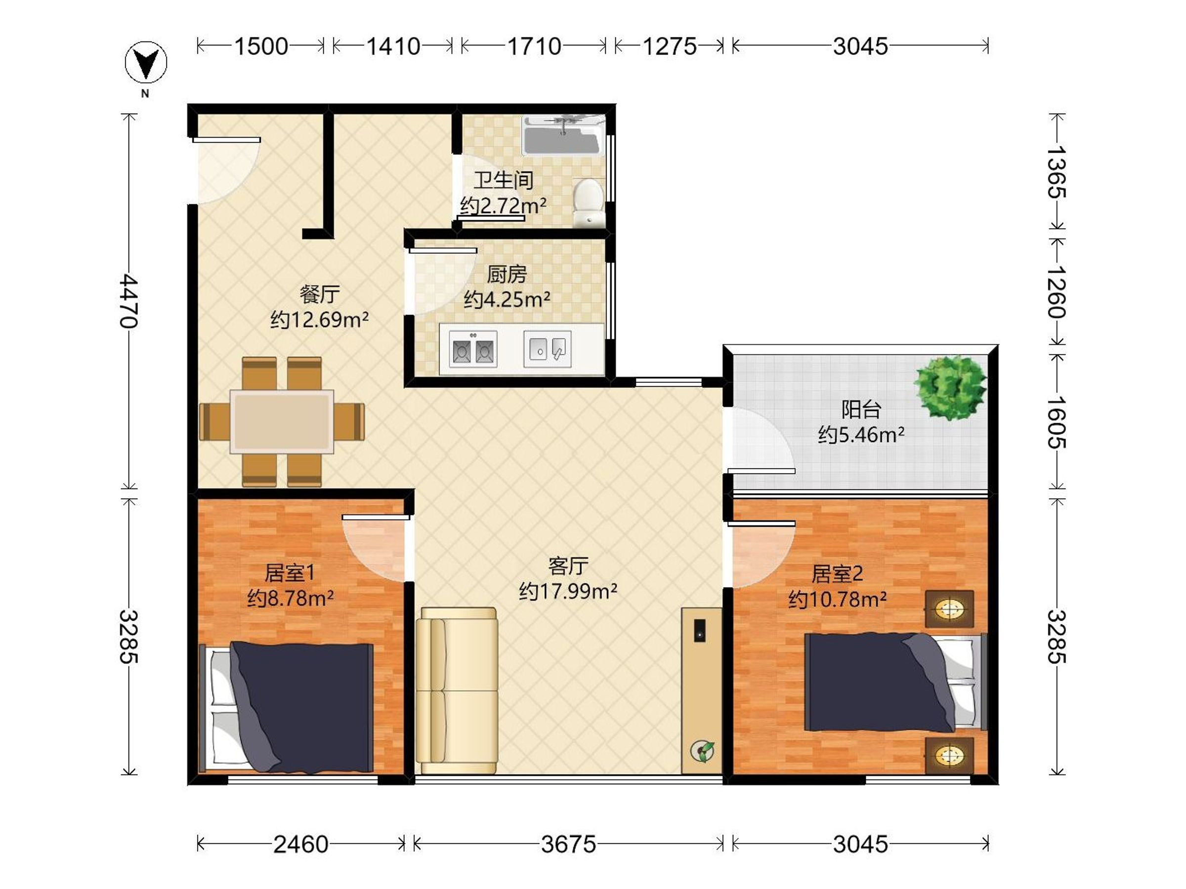 太安路88号大院户型图