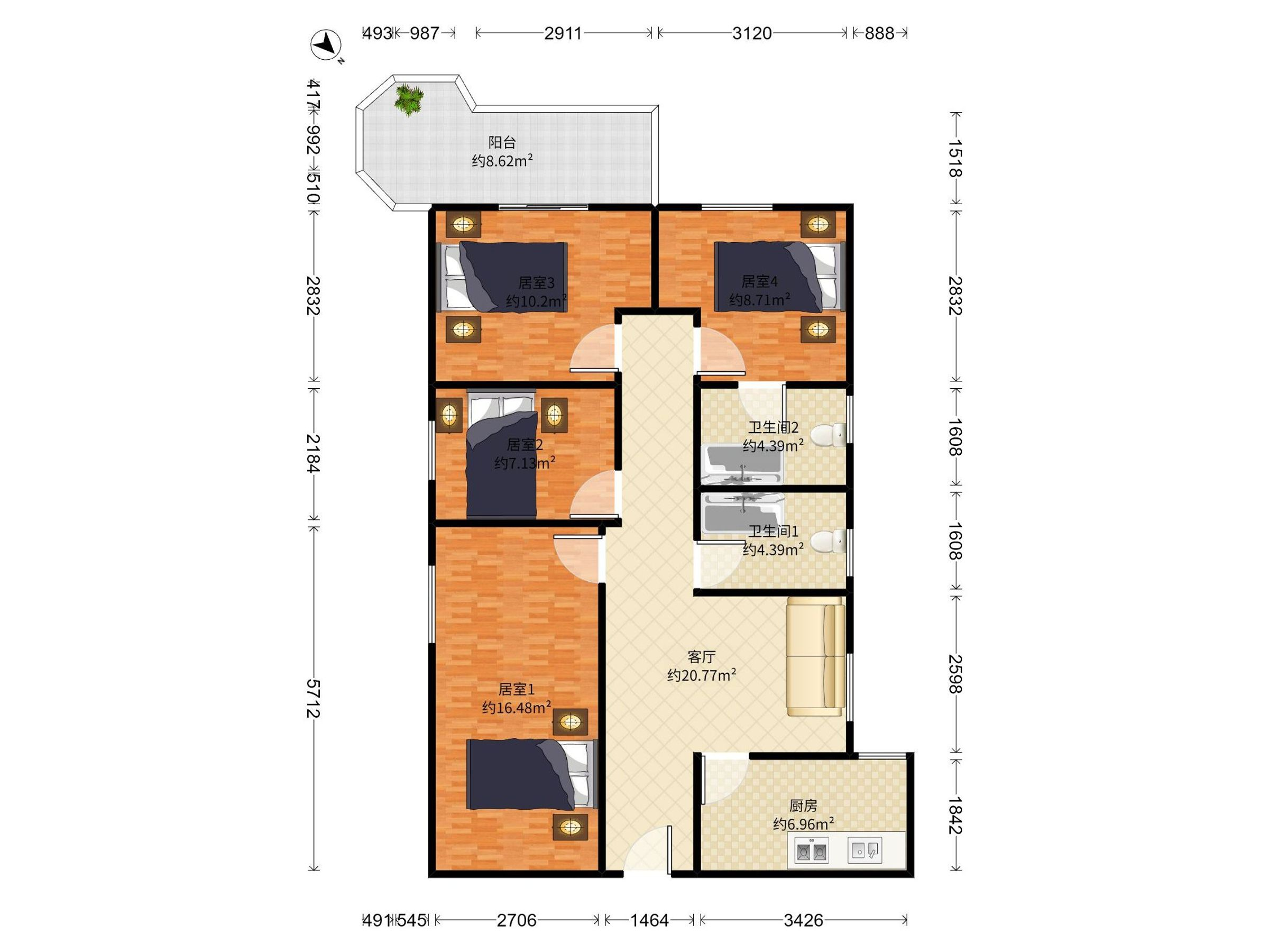 明月大厦诚心出售！