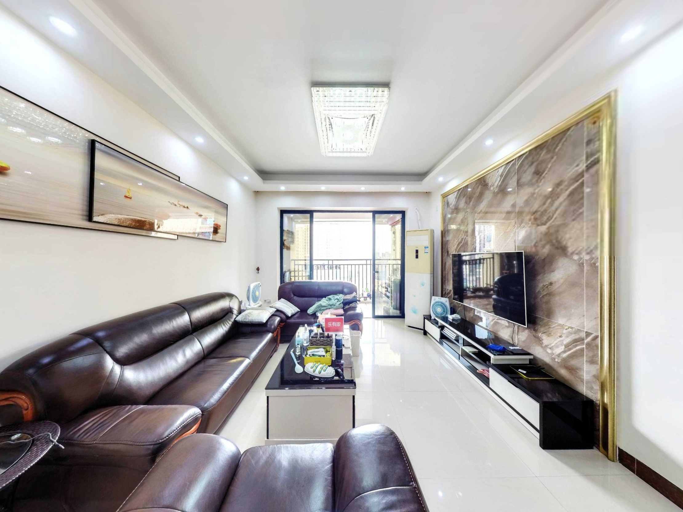 中澳三房，看小区花园，急于出售。-中山中澳滨河湾1-3期二手房