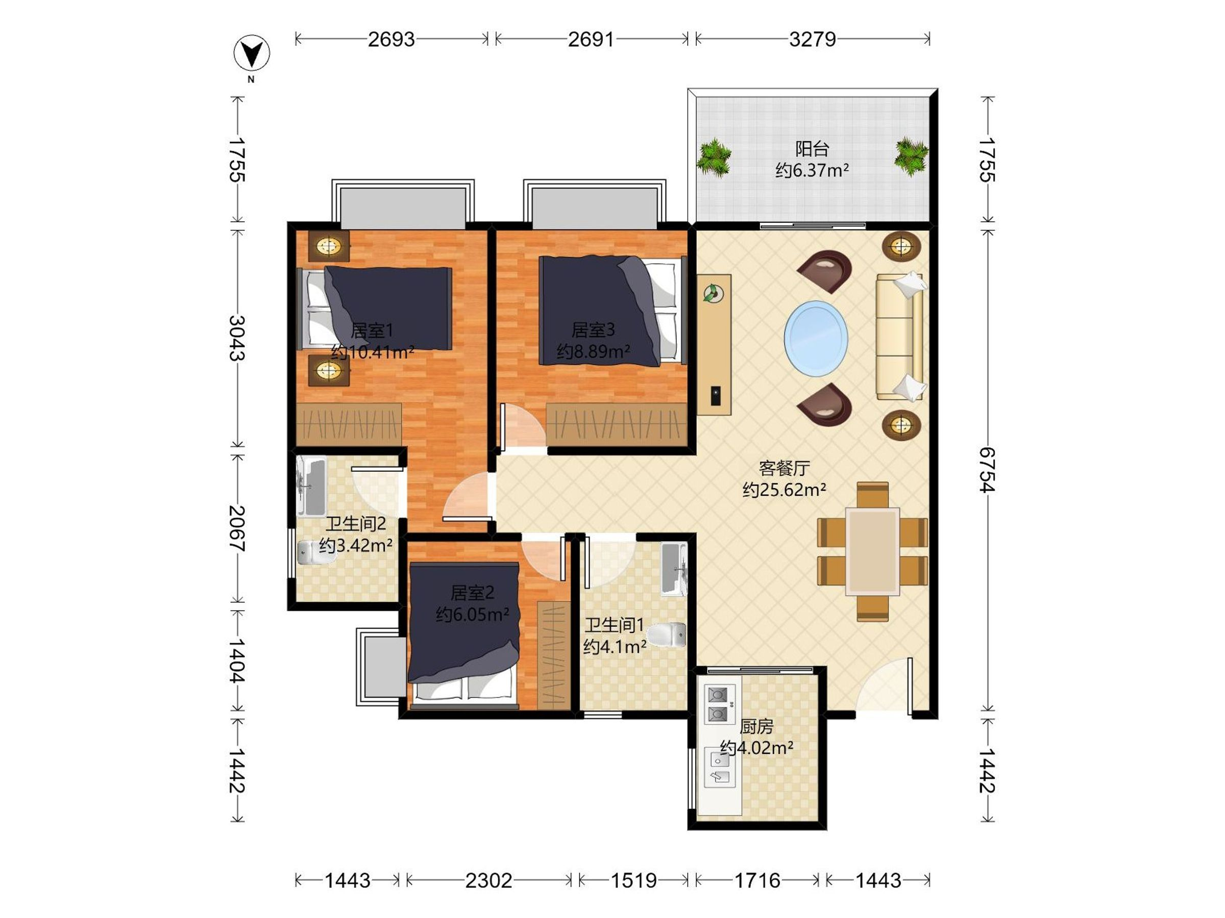 凤凰公馆诚心出售，税费低、户型方正，通风采光优，楼龄新，带地面花园，理想家居选择！