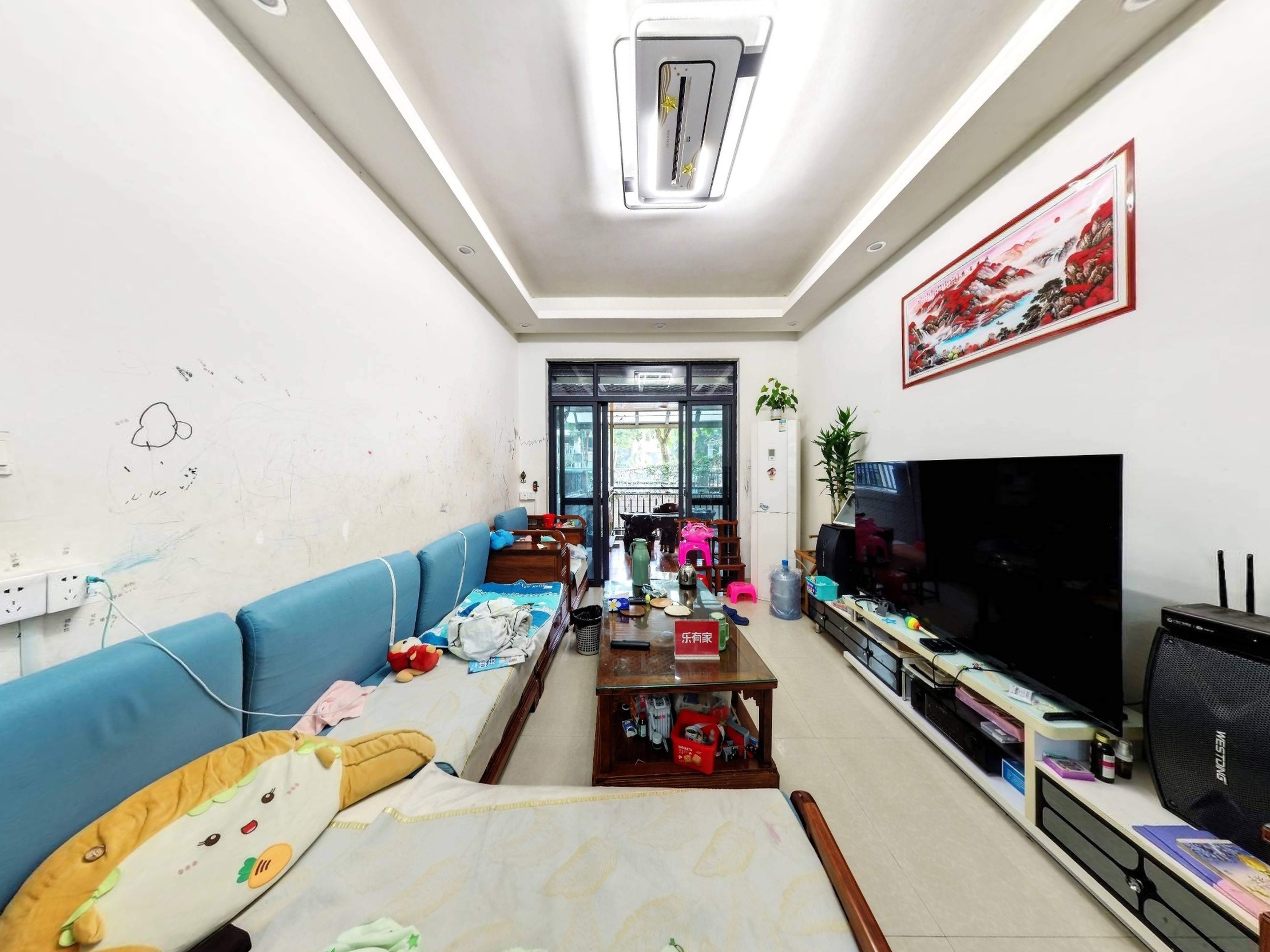 80平前后花园正规4房2卫-深圳棕榈彩虹花园（一二期）二手房