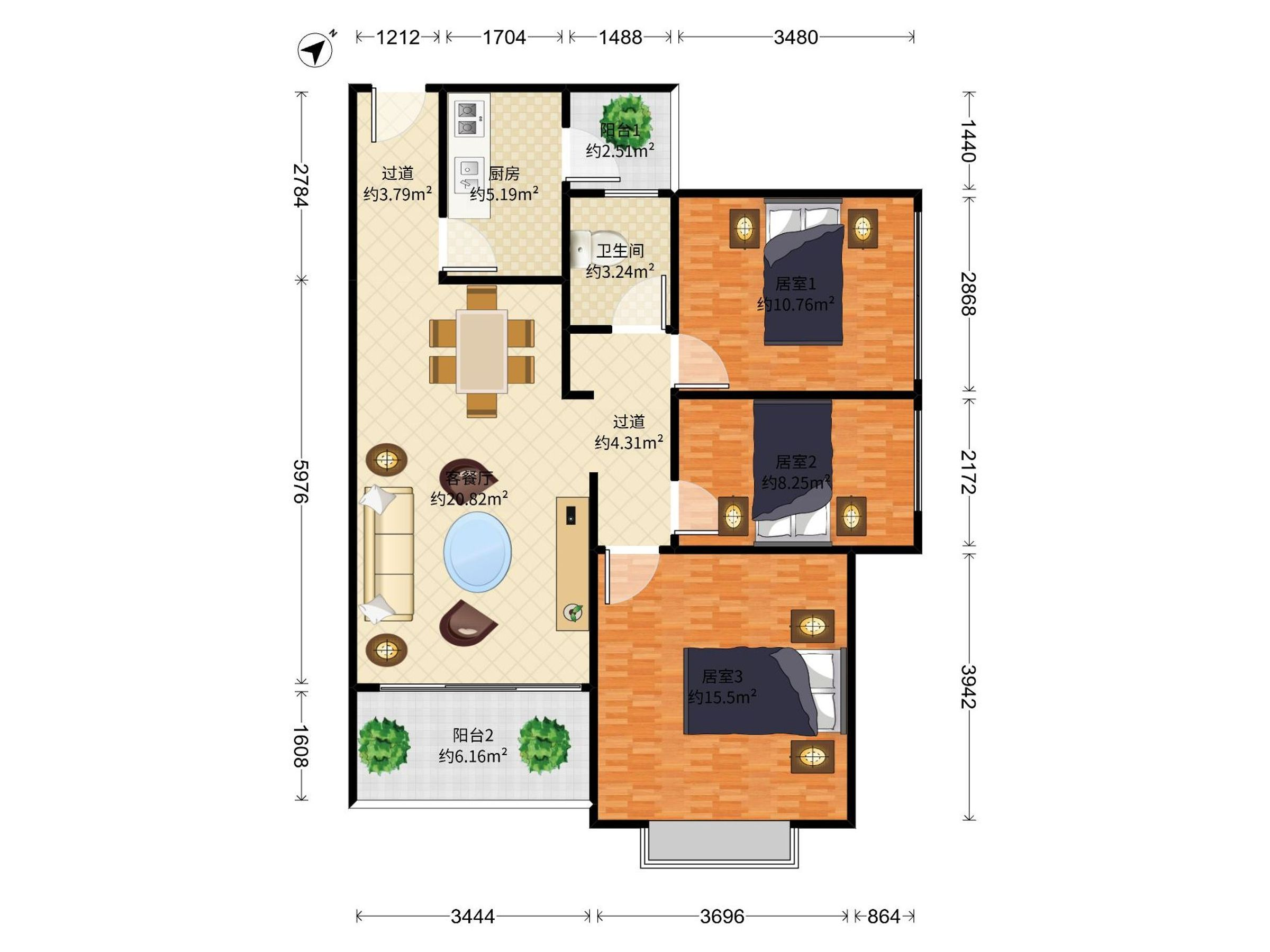 长城里程家园诚心出售，低于均价，朝南采光佳，中楼层带花园，人车分流，税费低，机会难得！