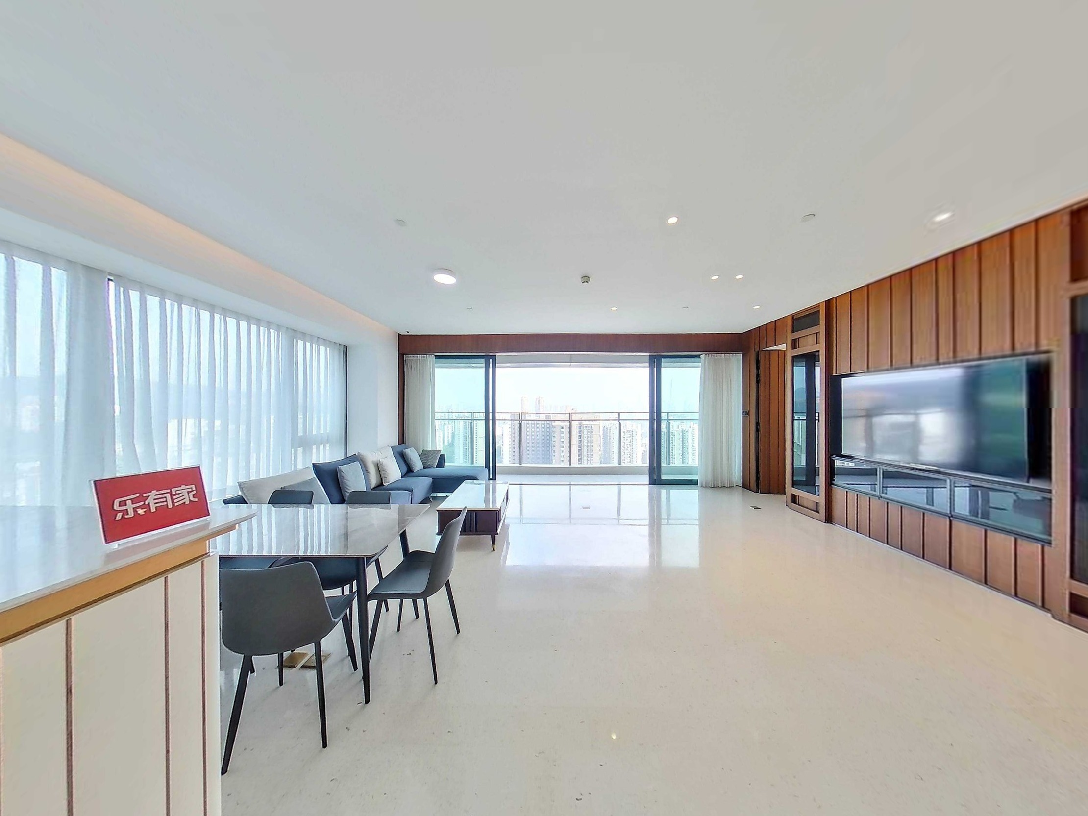 高层无遮挡，俯瞰中心区景观，紫气东来光线好-深圳万科瑧山府租房