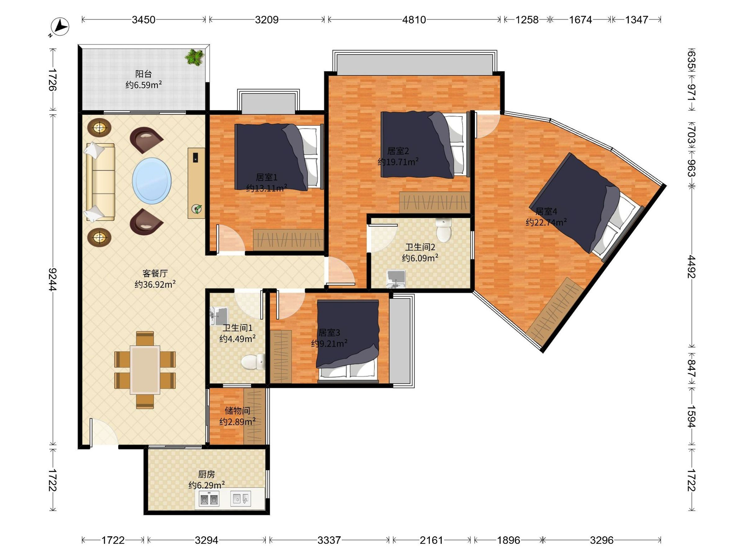 世纪新城有平台房源业主诚心出售
