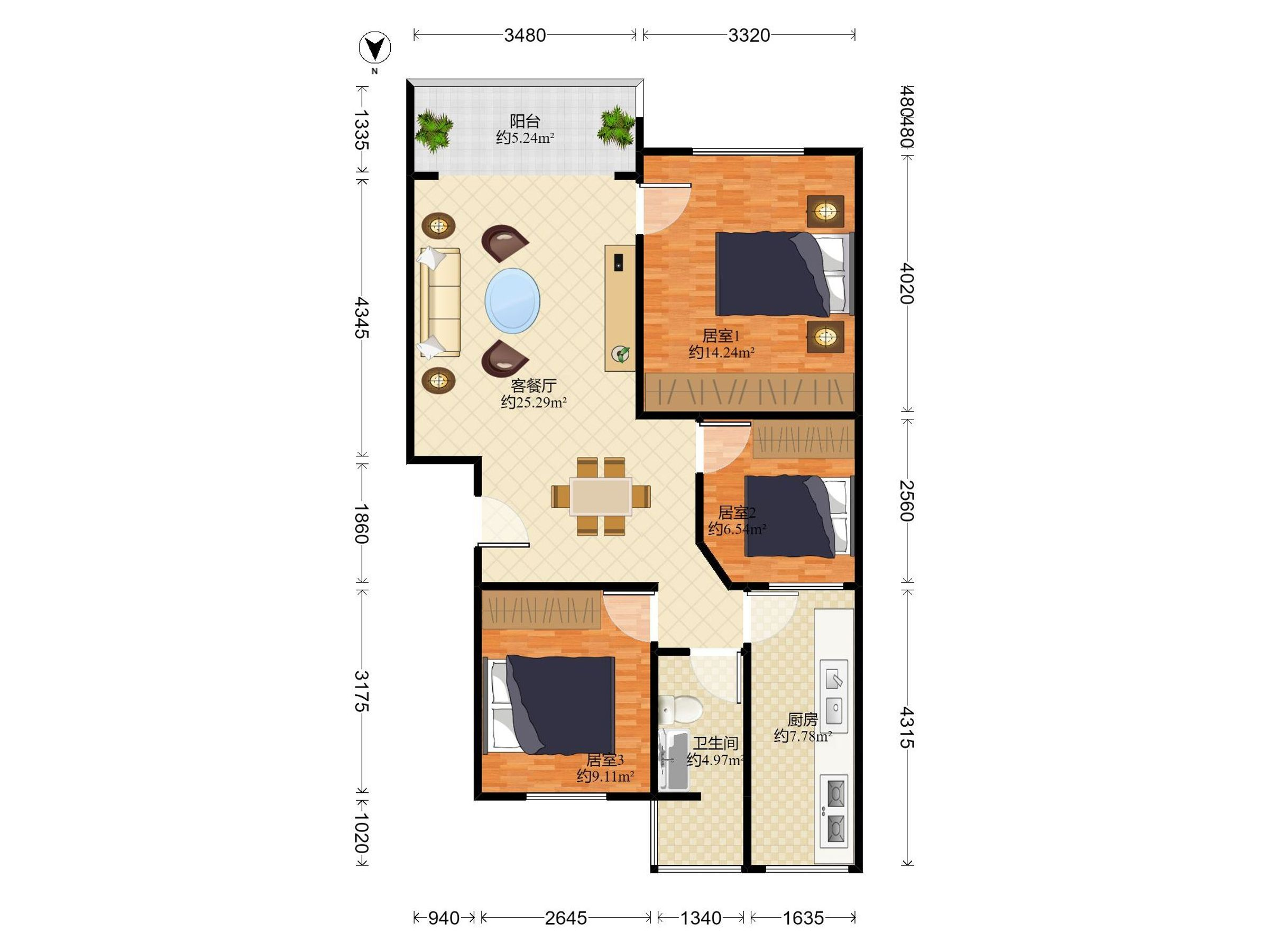 锦林新居户型图