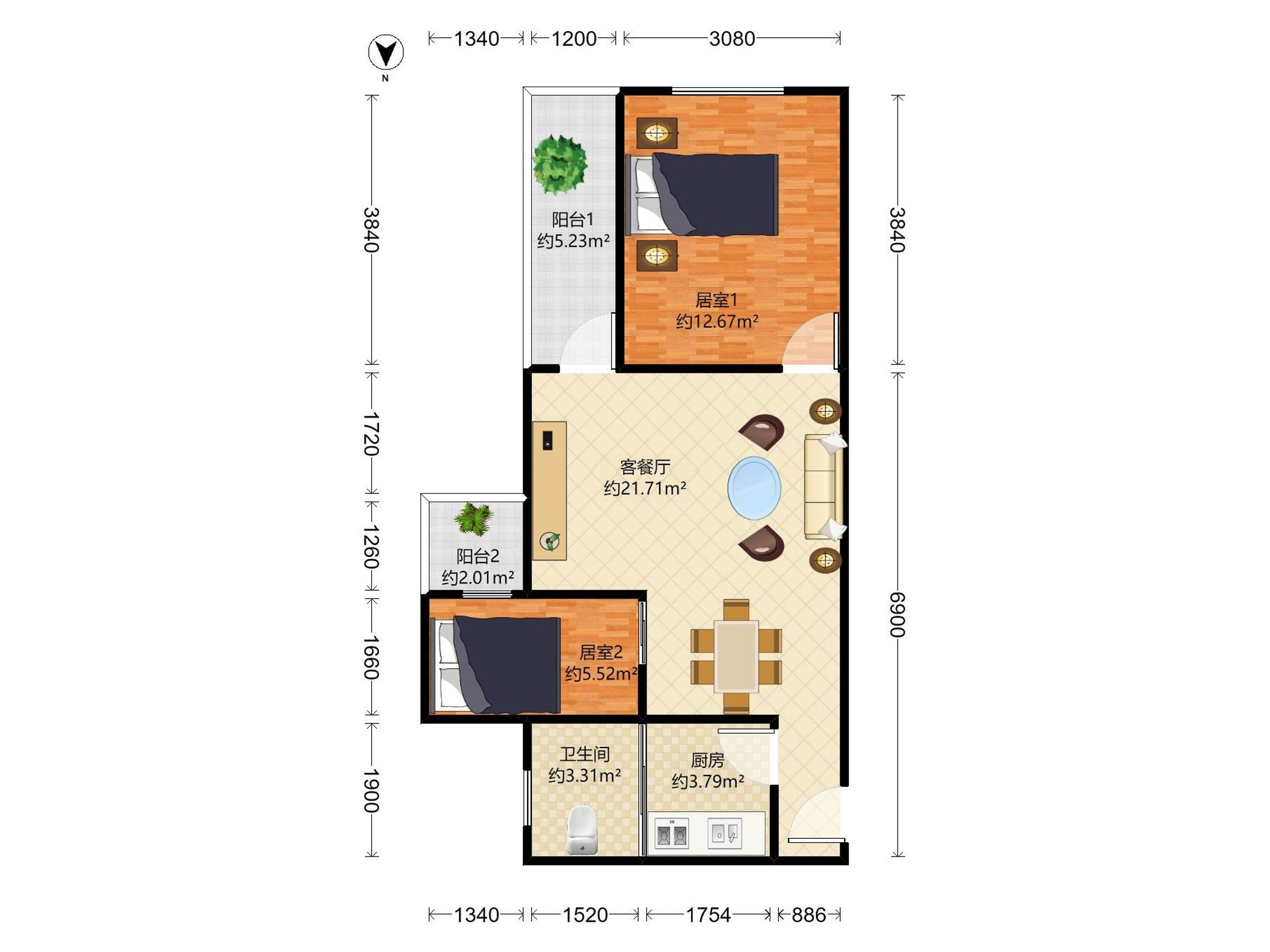 桃源居13区户型图