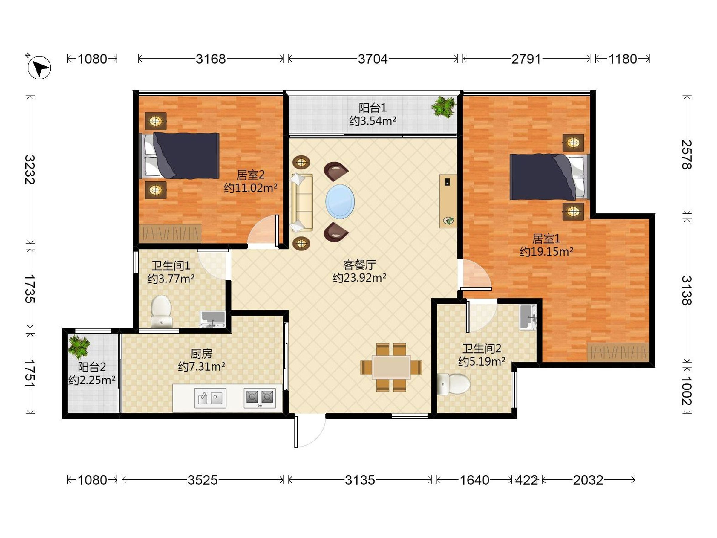 传麒东湖名苑户型图