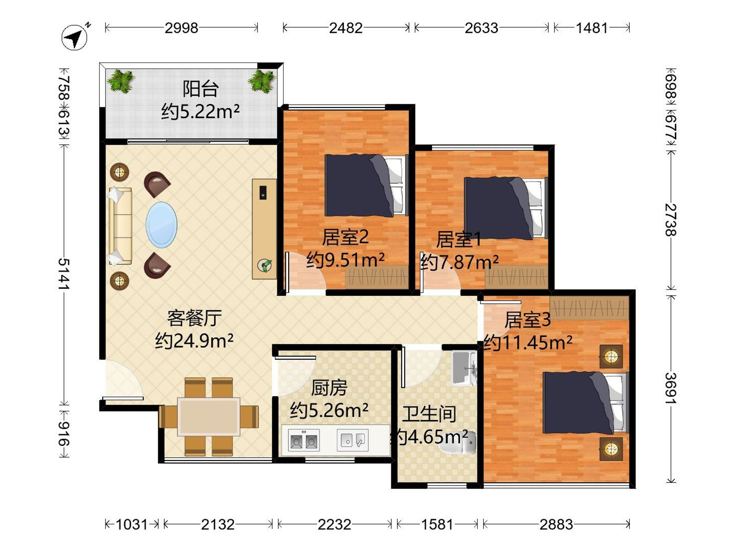 佳兆业新都汇家园户型图