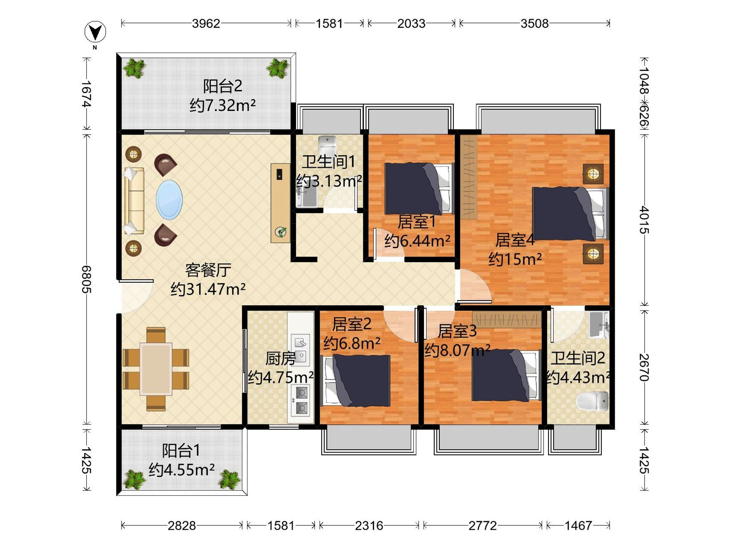 碧桂园佳诚城央首府户型图