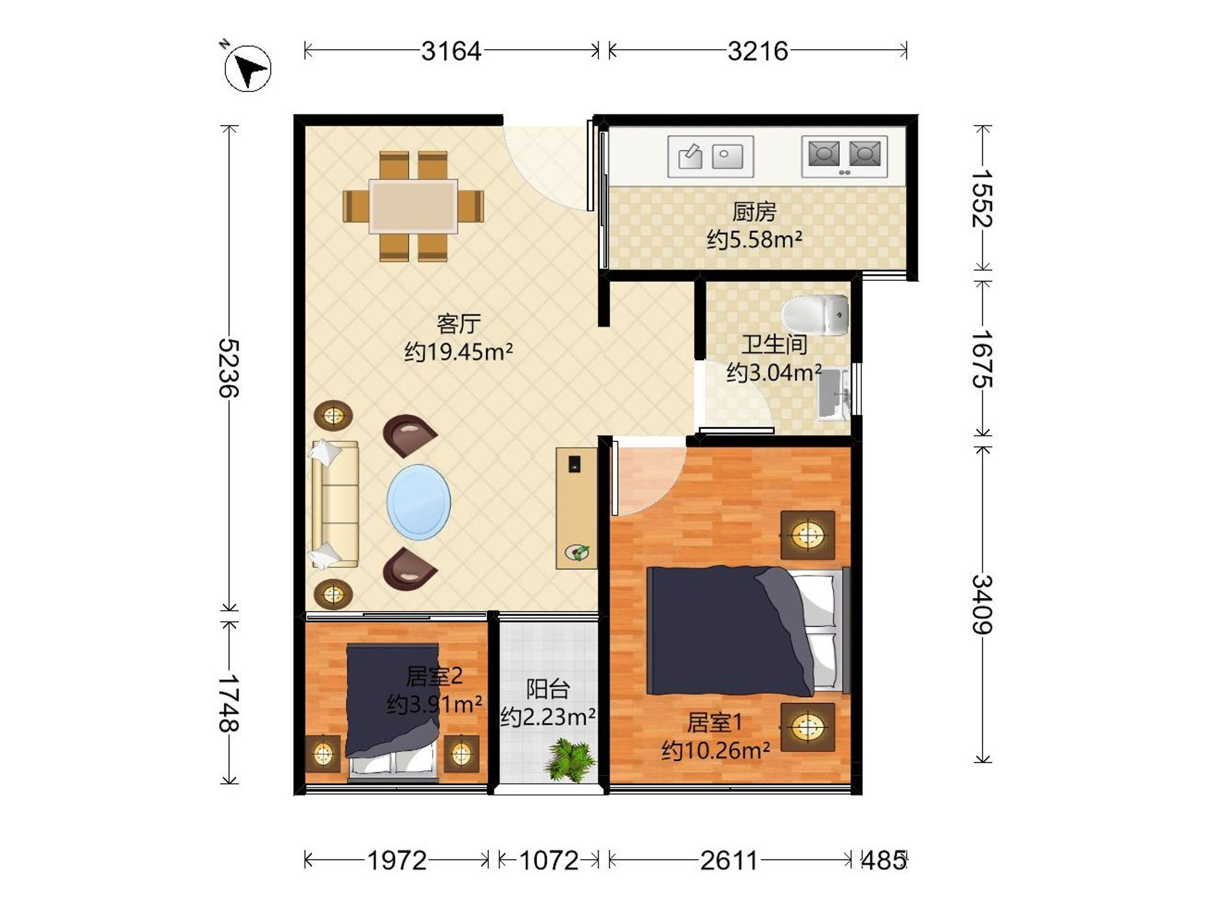 森雅谷润筑园户型图