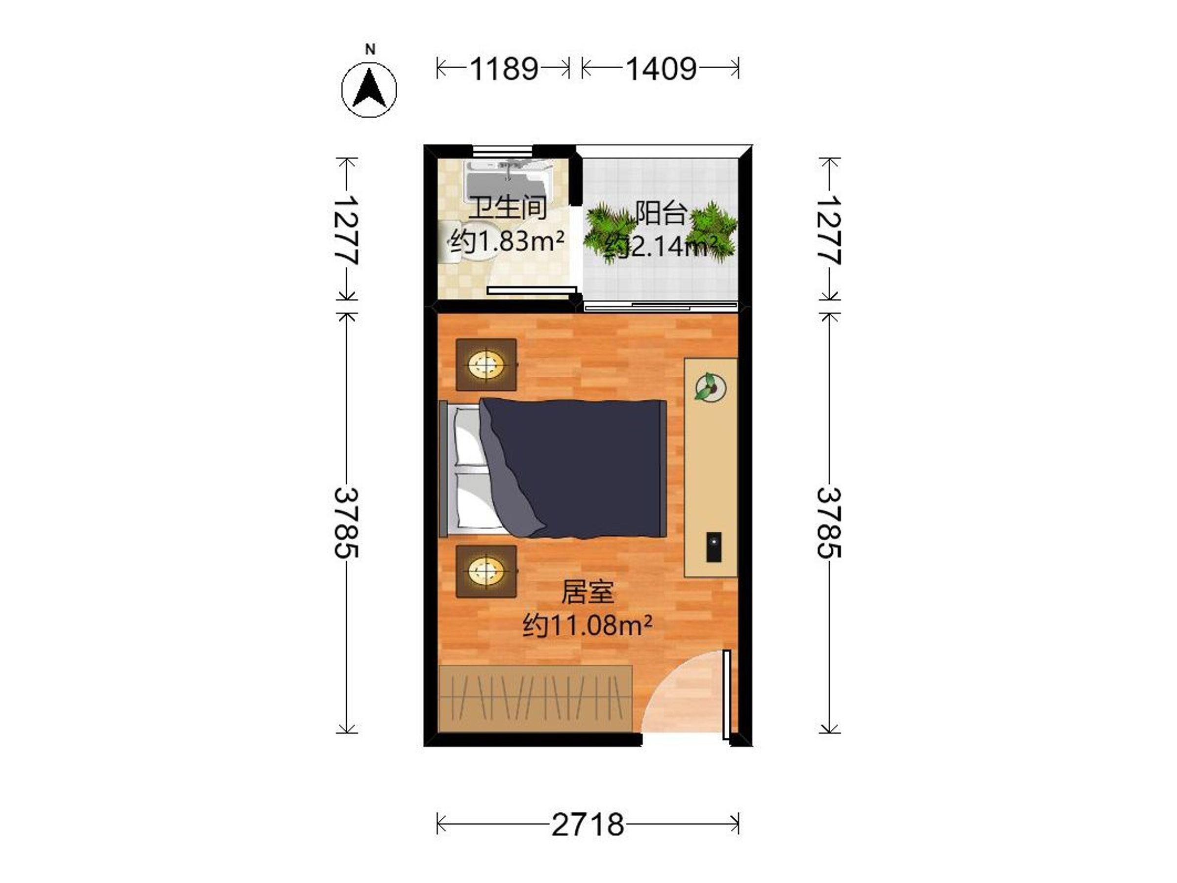 竹园小区户型图