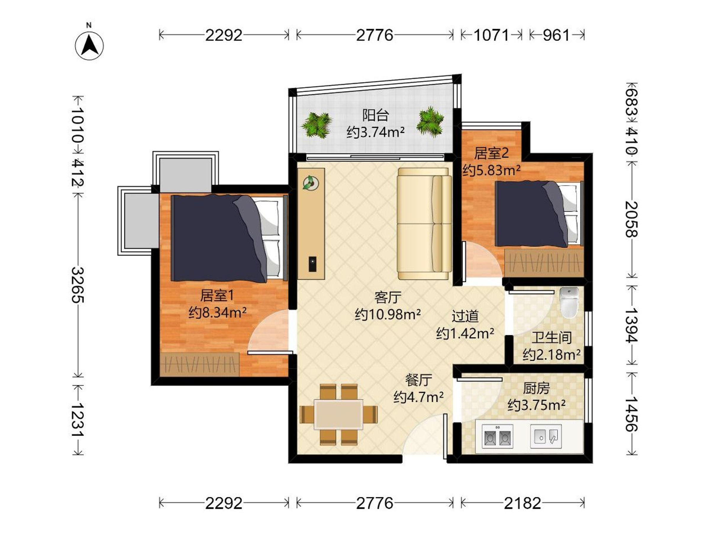 芳邻大厦户型图