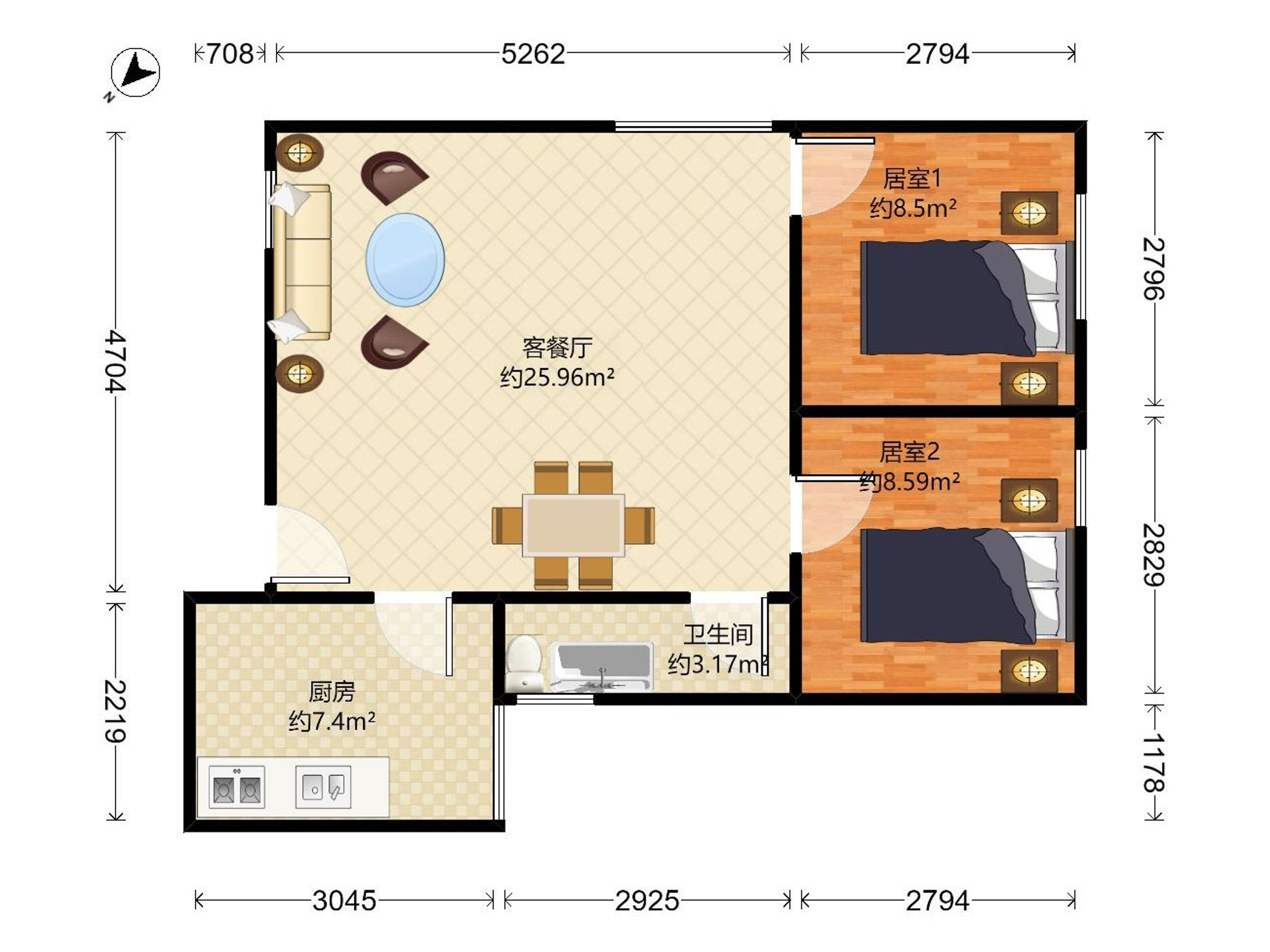 赛格景苑户型图