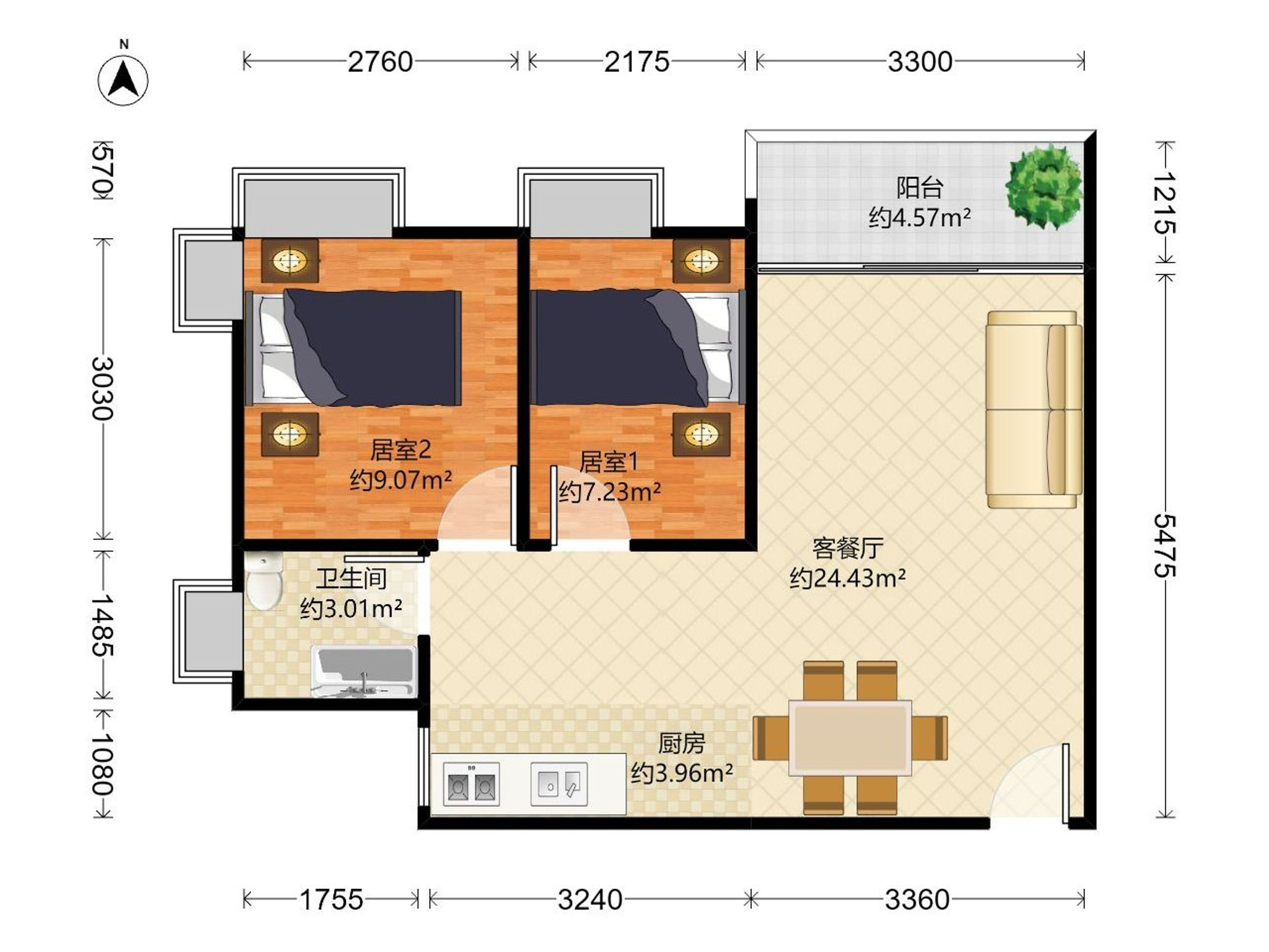 星河华居户型图