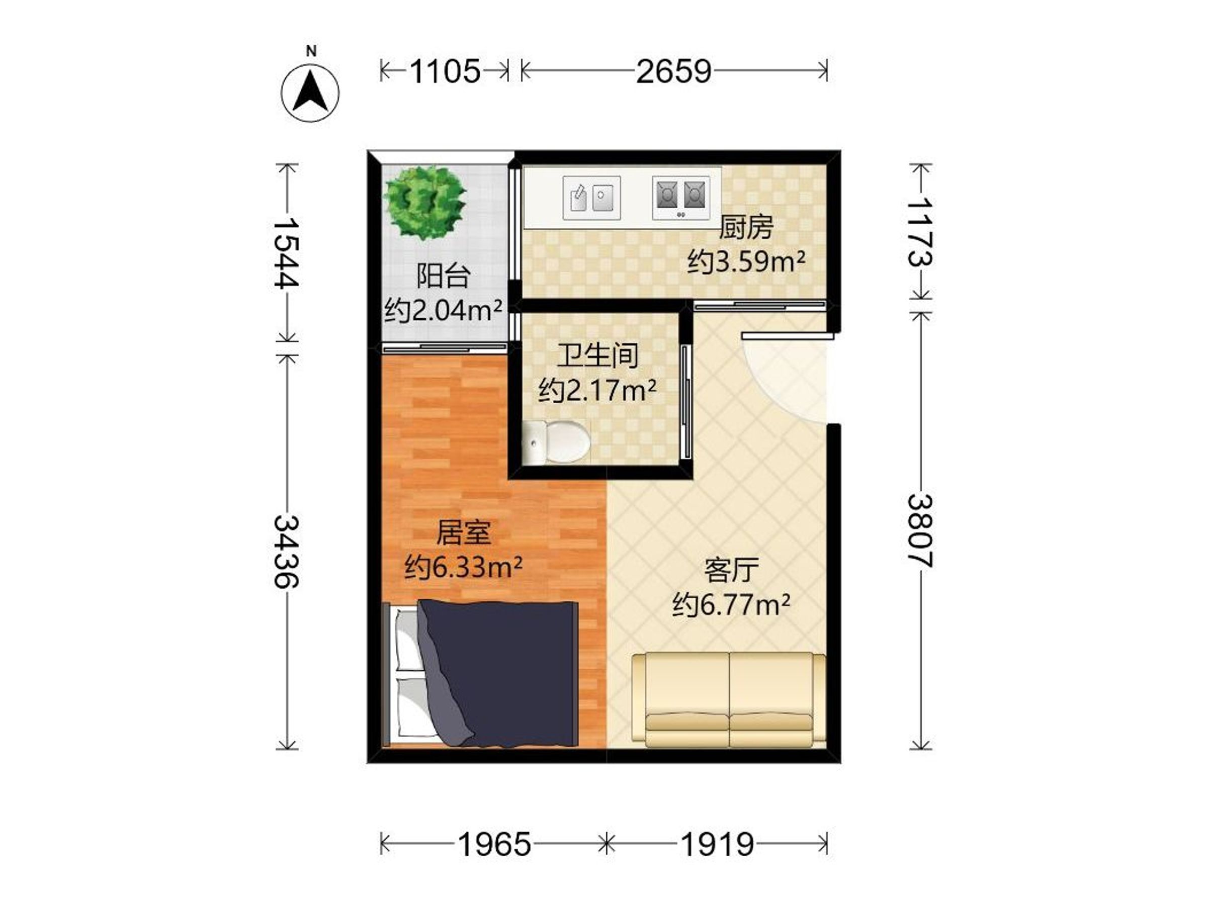 TCL雅馨居户型图