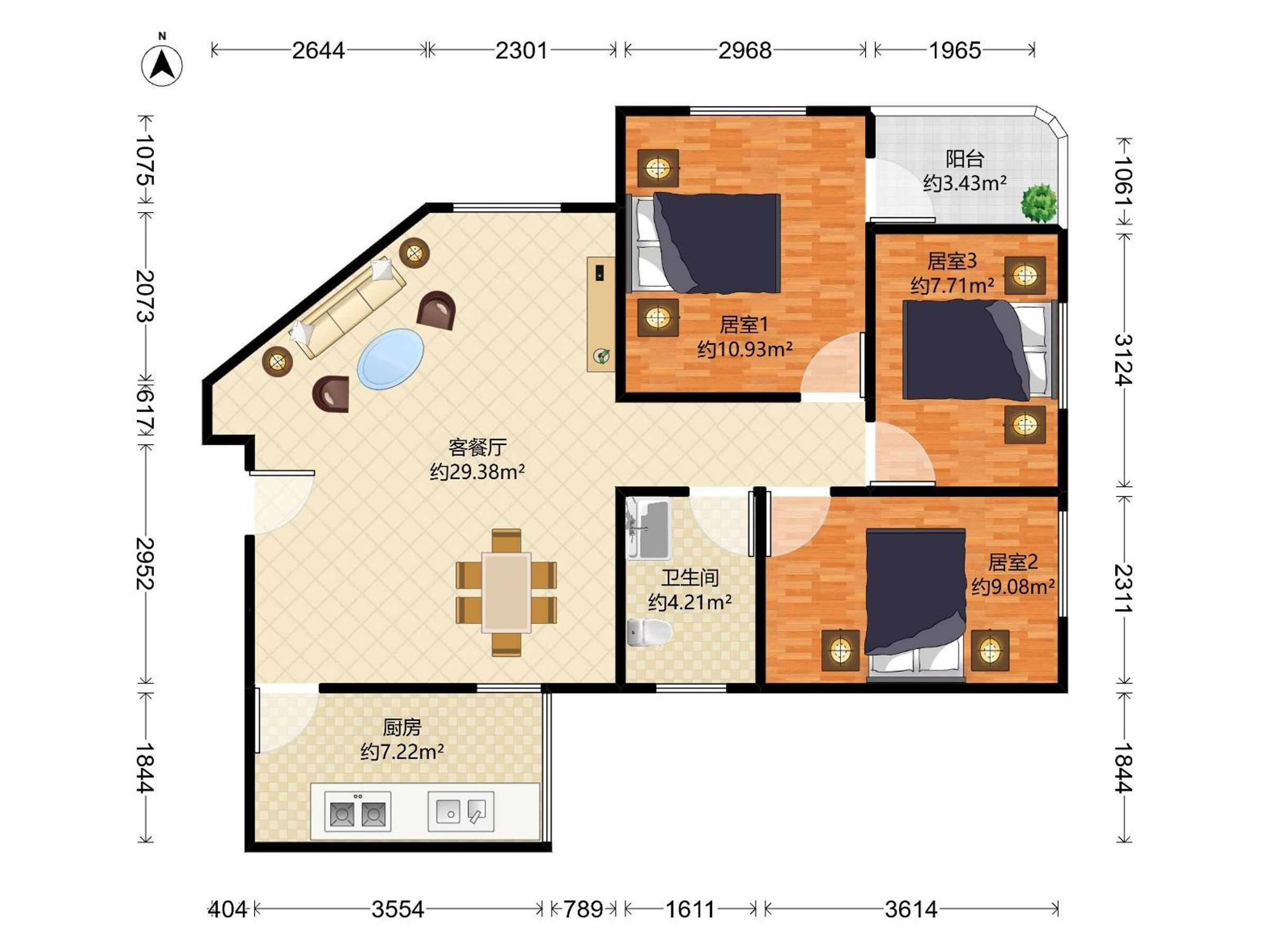 集华花园户型图