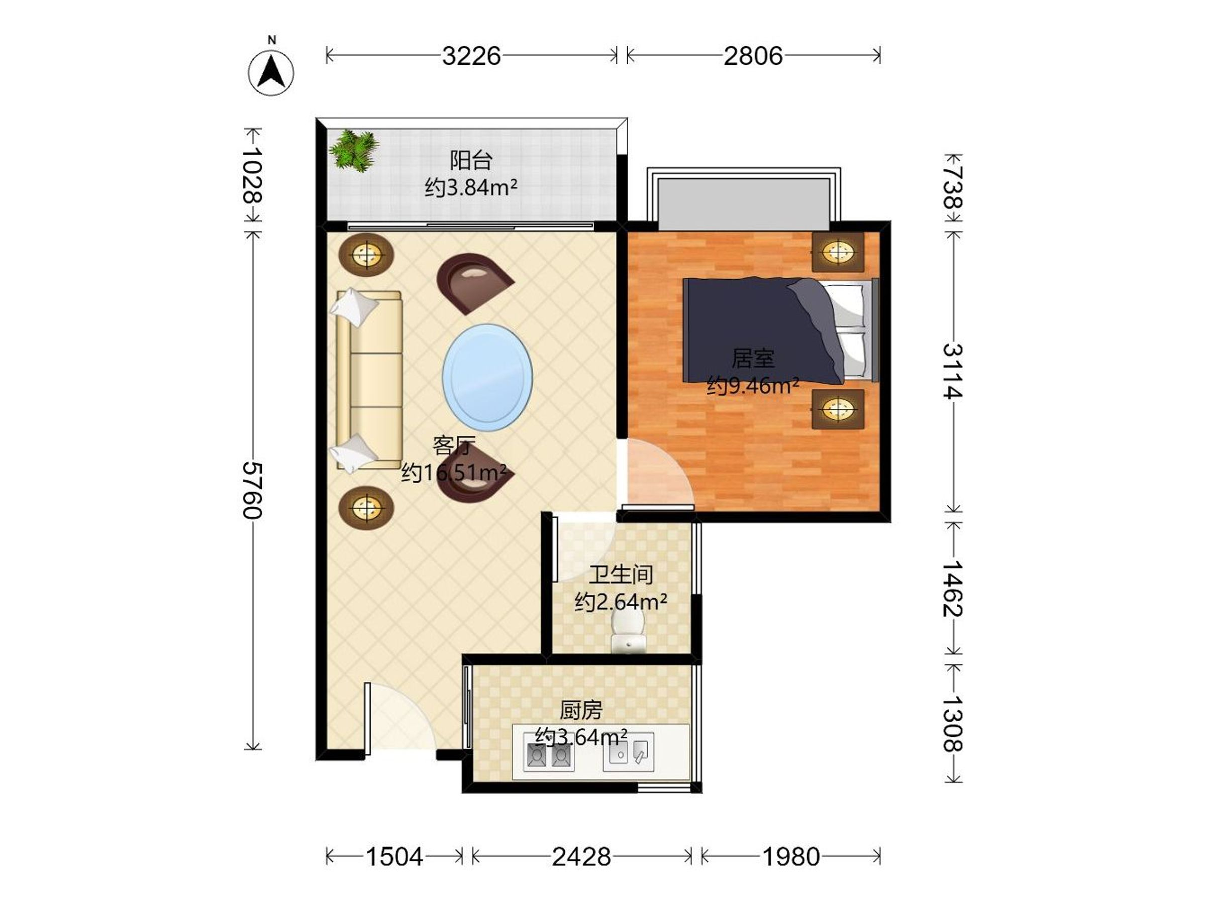 皇庭世纪花园户型图