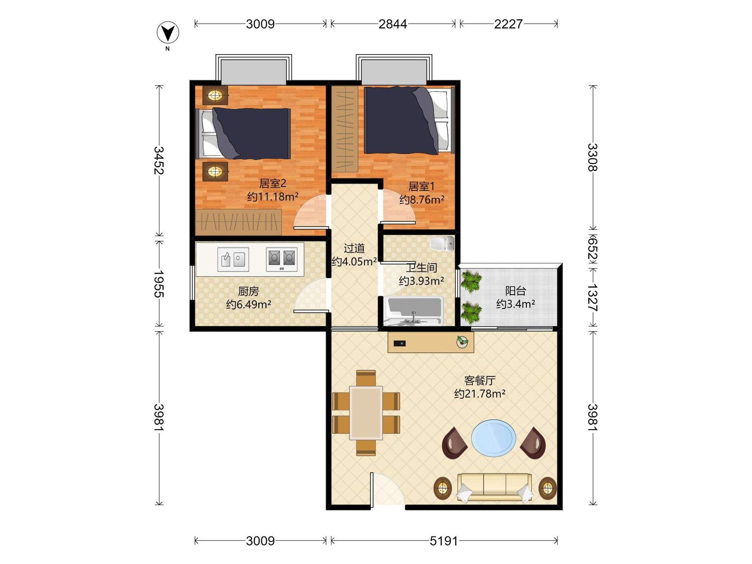 新安湖花园二期户型图