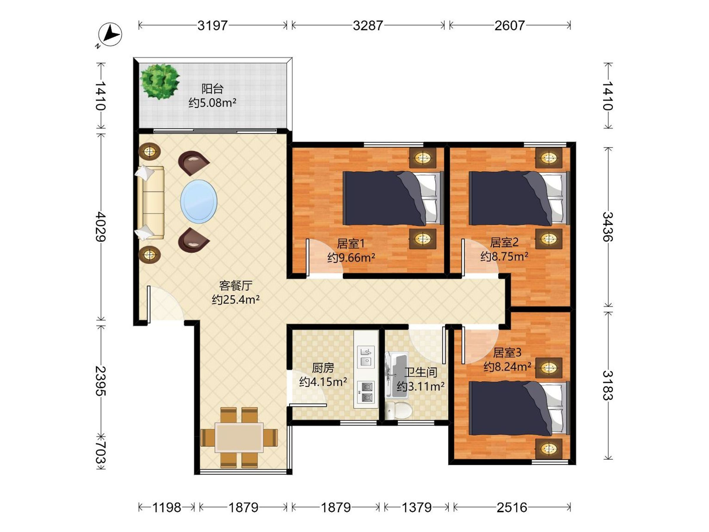 香蜜湖渡假村住宅楼户型图