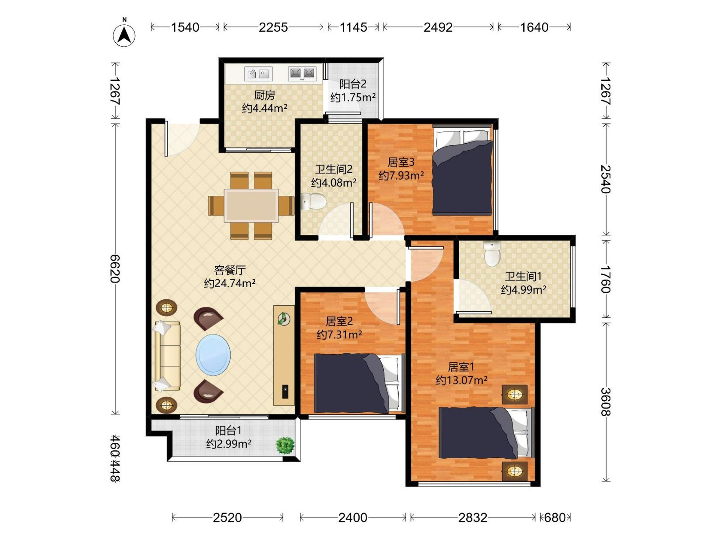 京基百纳旁，香莎公馆次新房，满五，业主诚心出售