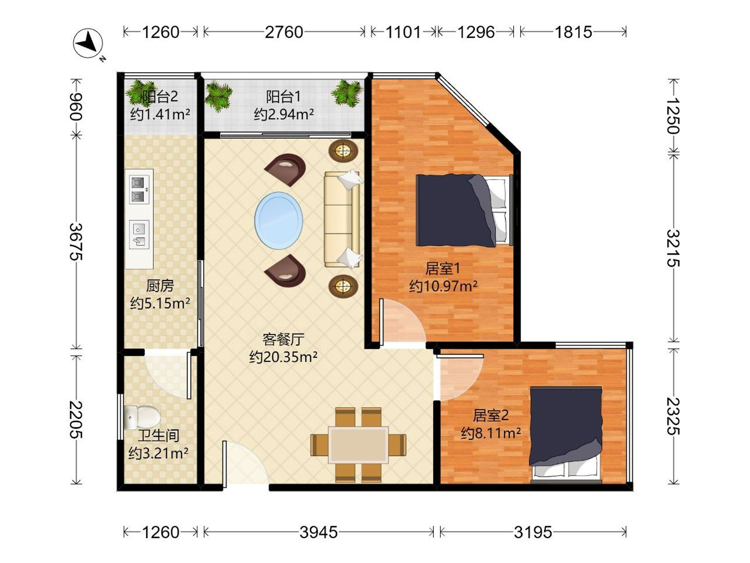 星座大厦户型图