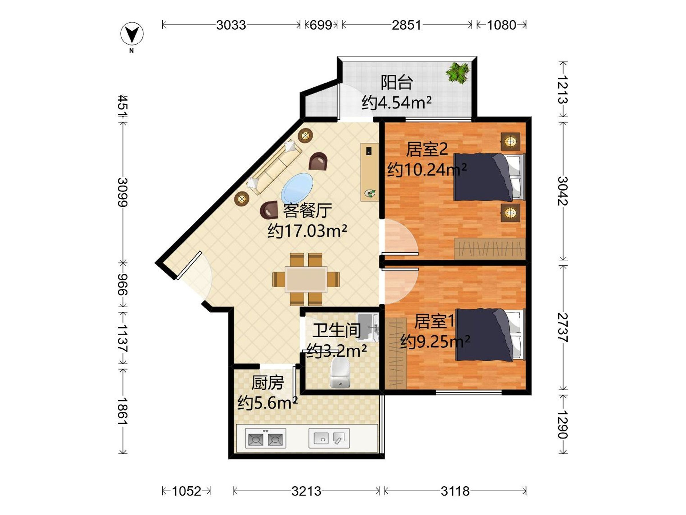 愉园新苑户型图