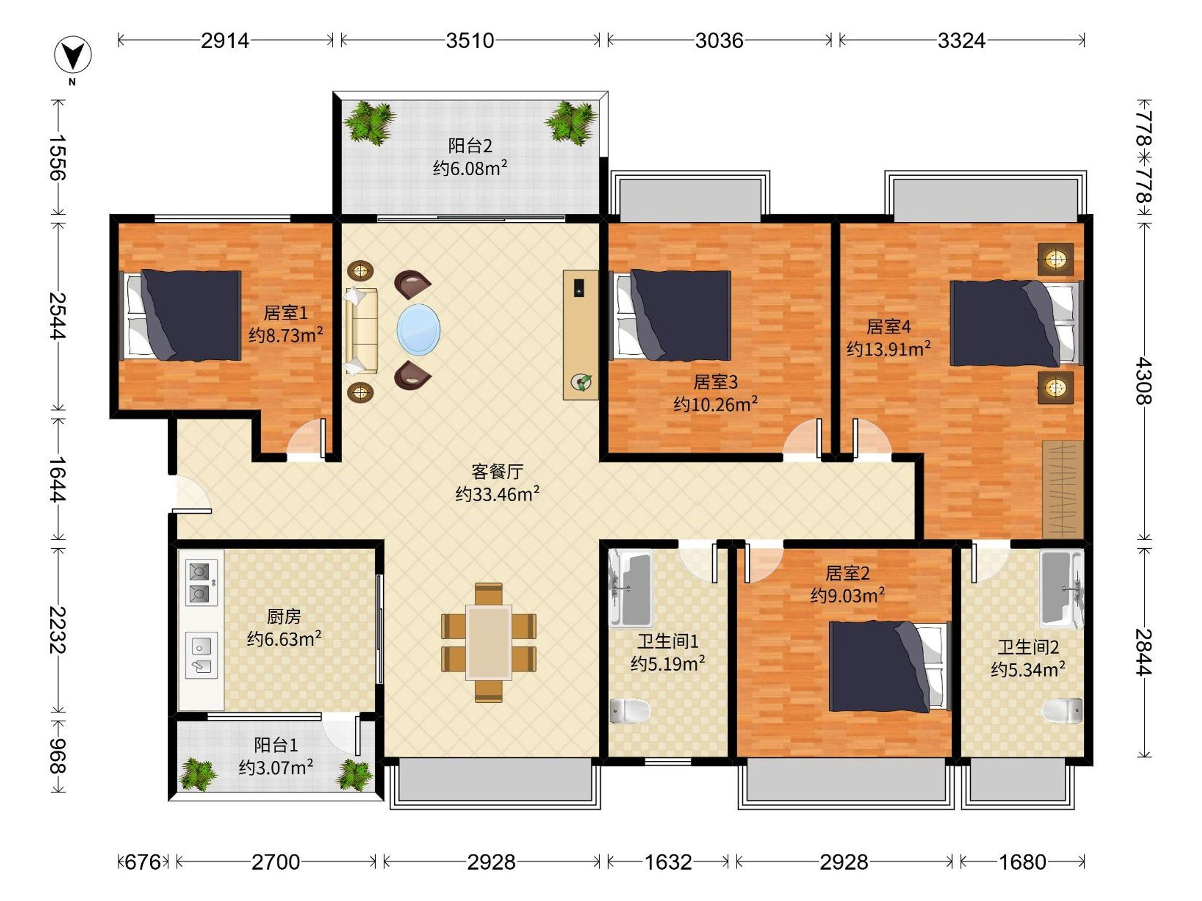 欢乐海岸S3地块住宅项目户型图