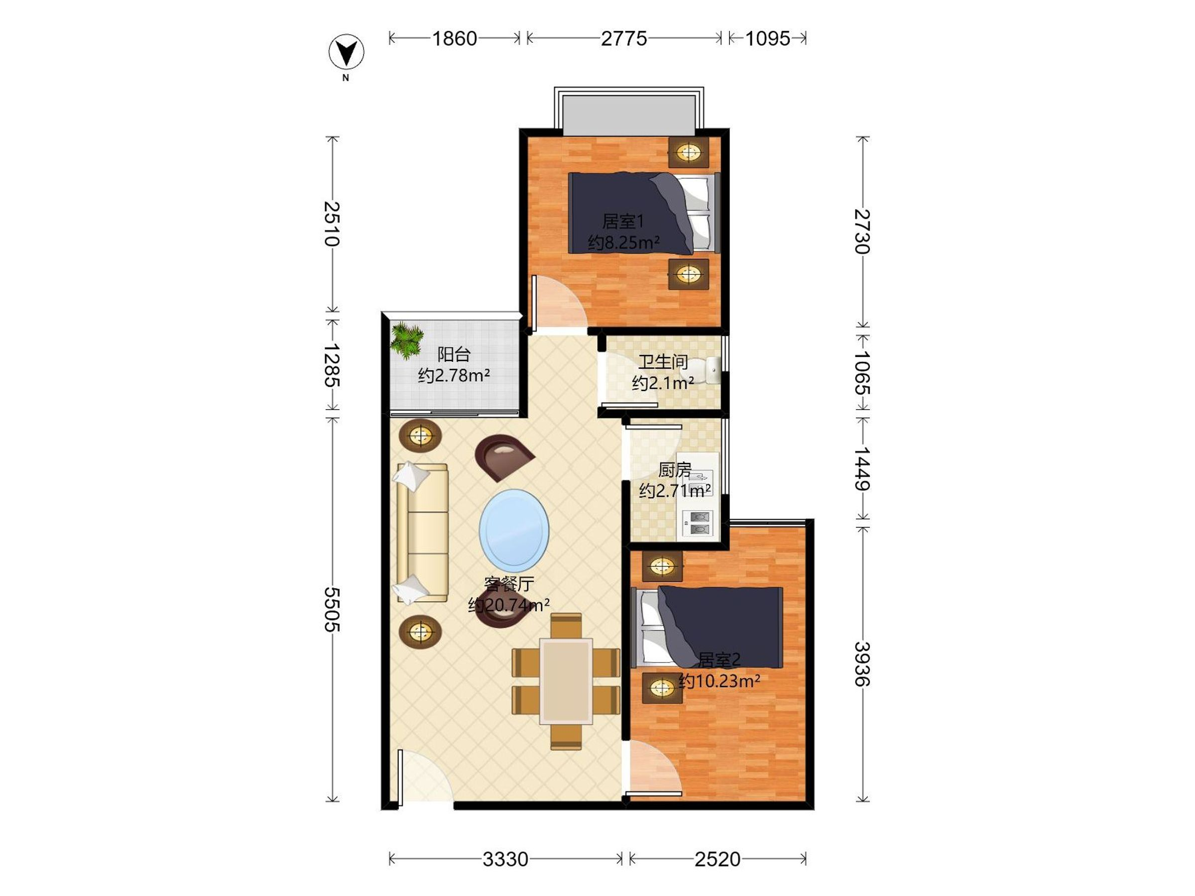 TCL雅馨居户型图