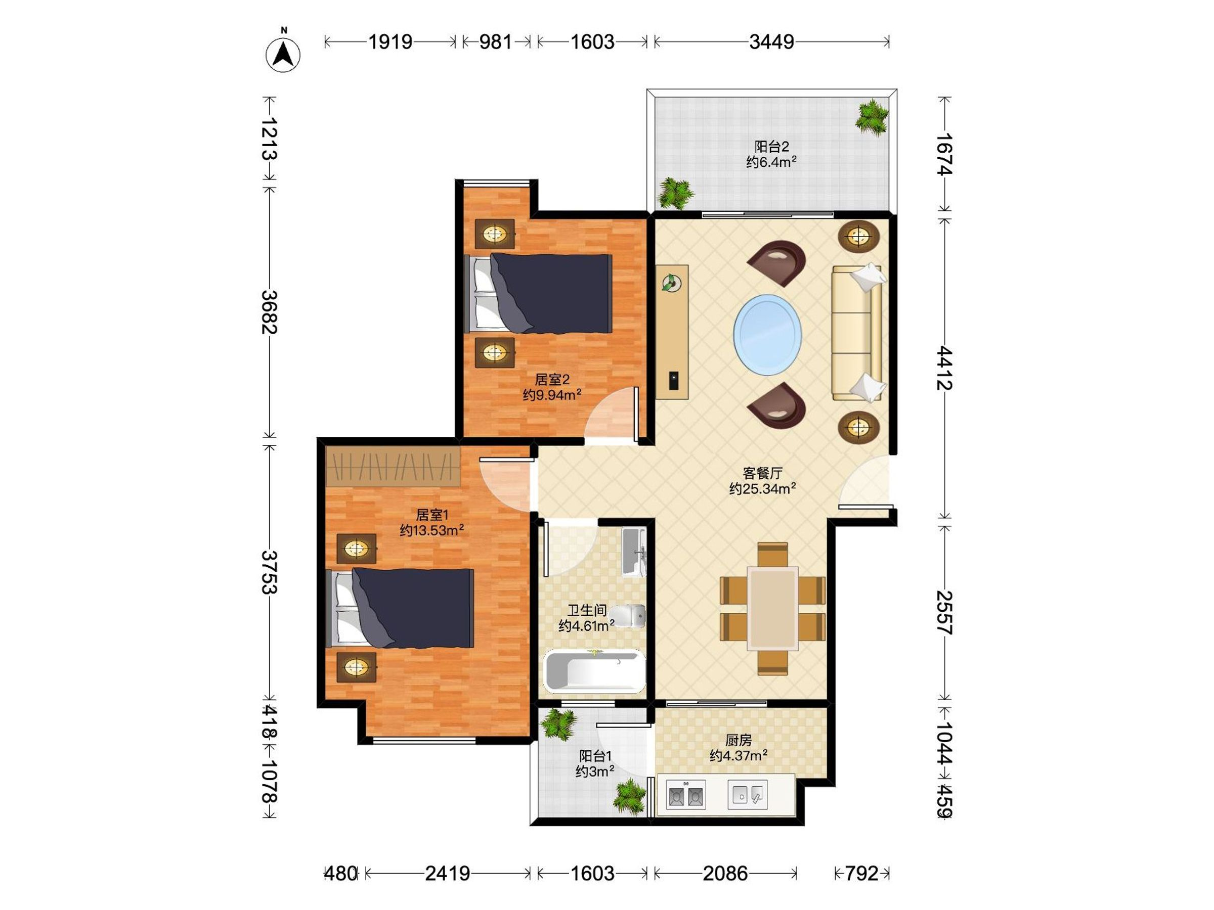 星汇云锦三期，精装两房出售，拎包入住
