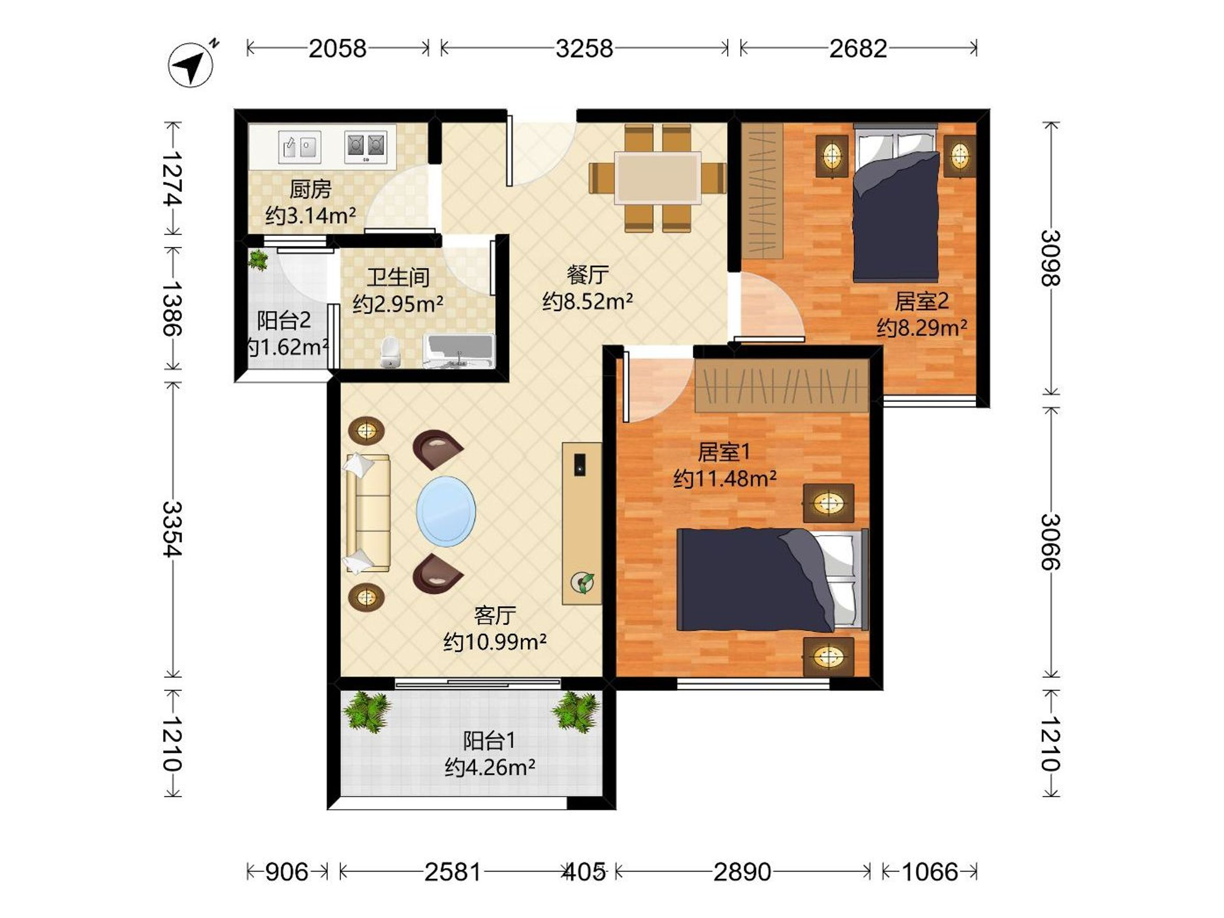 宏发君域花园户型图
