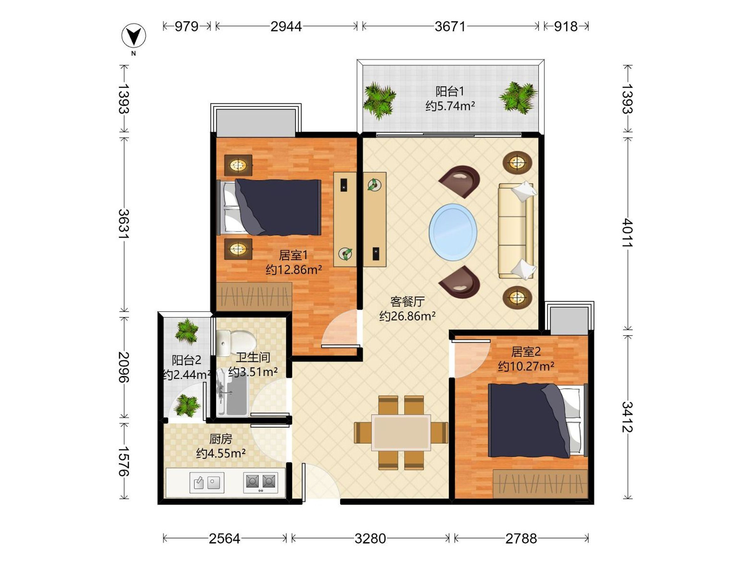 鸣泉居户型图