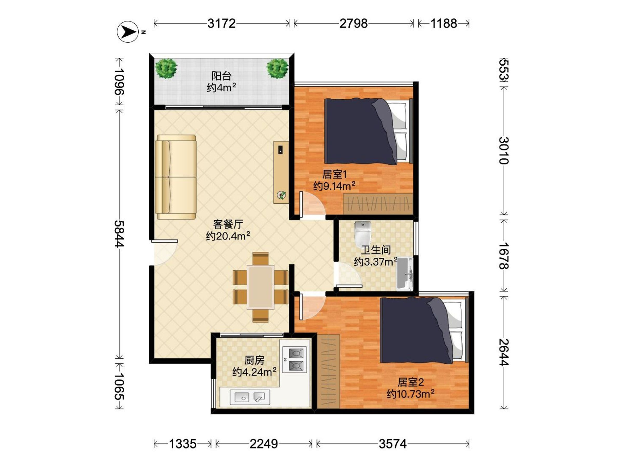 凯旋天玺名庭户型图