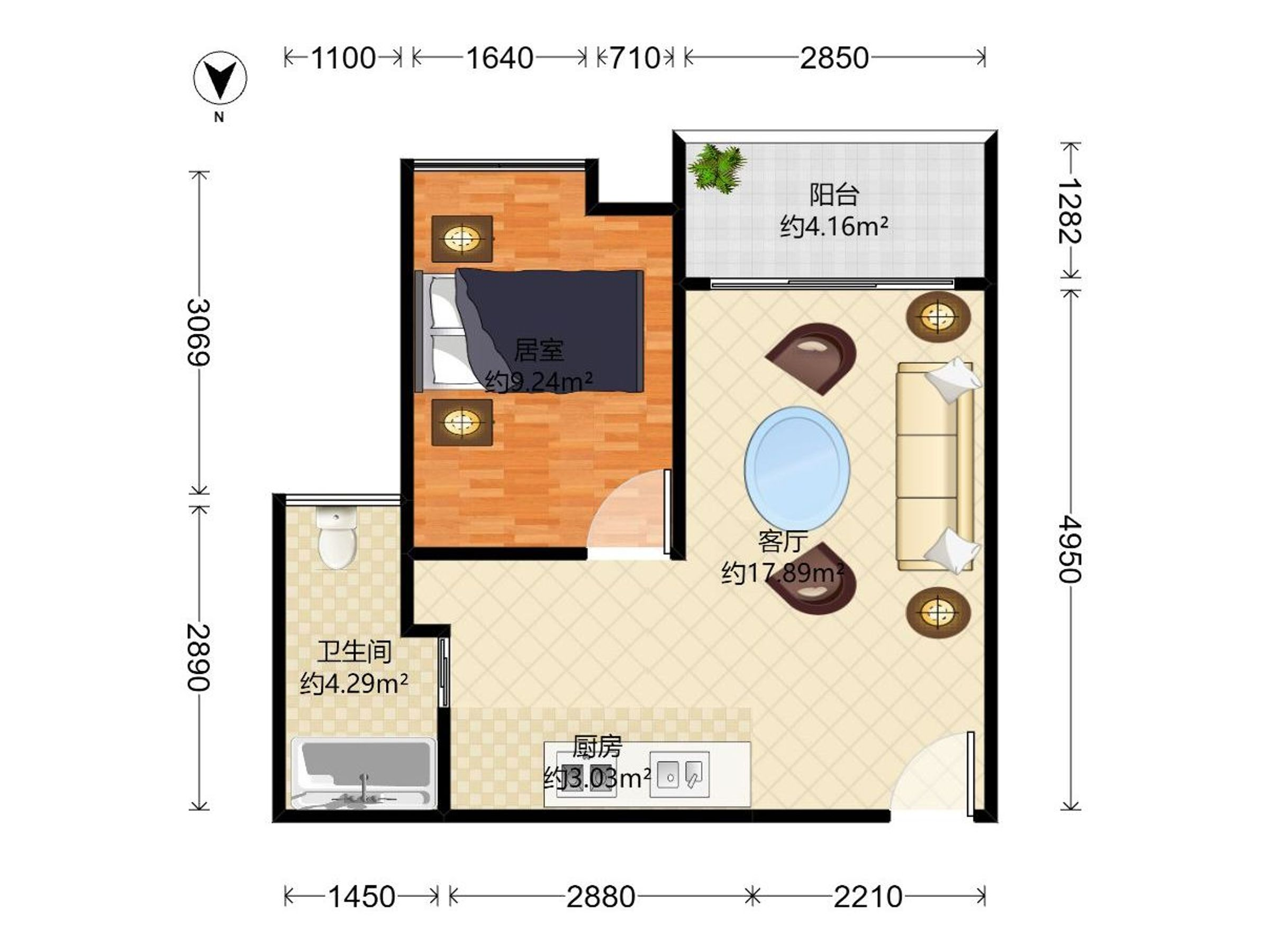 御河堤户型图