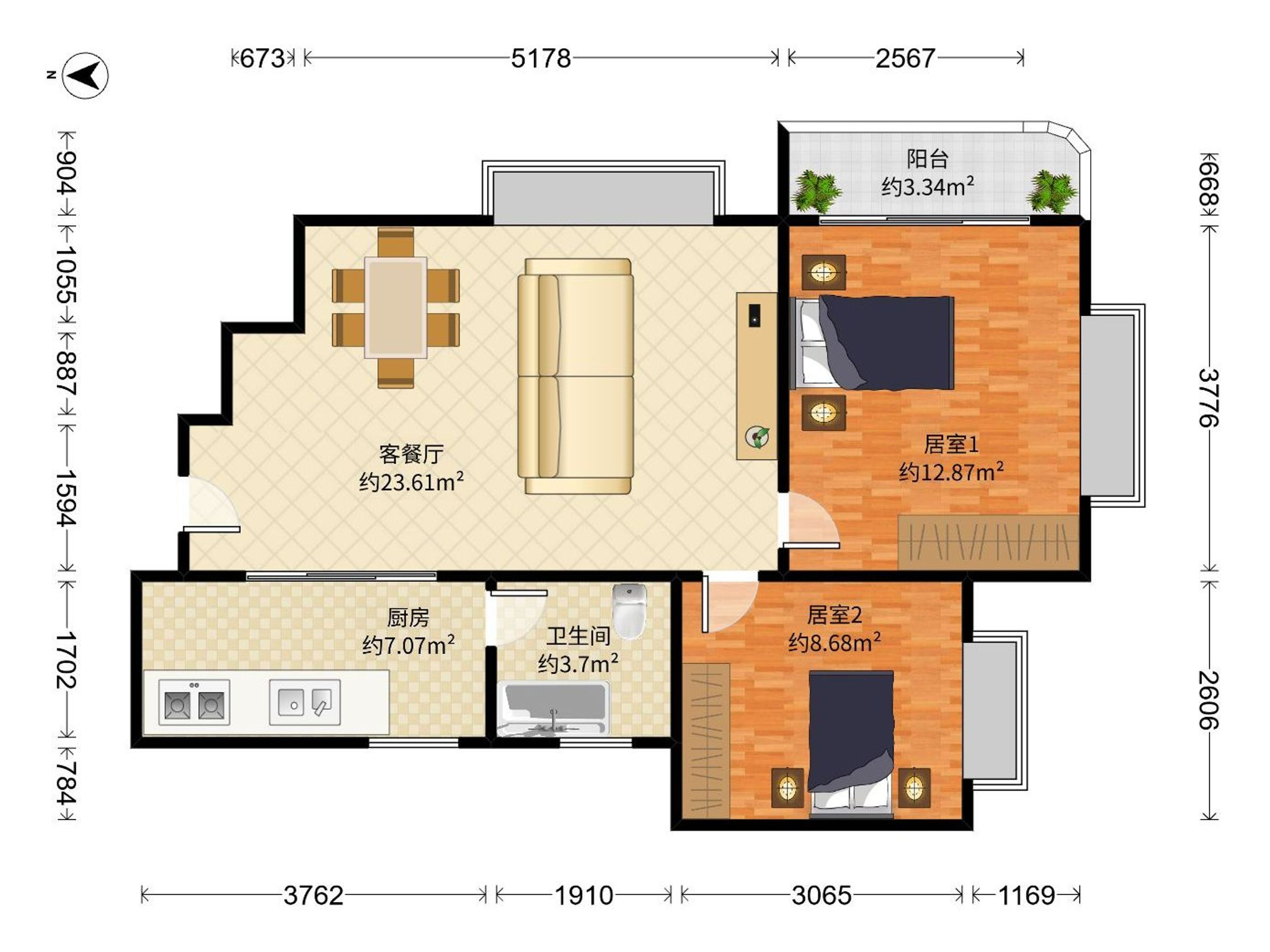 中海怡翠山庄一期户型图