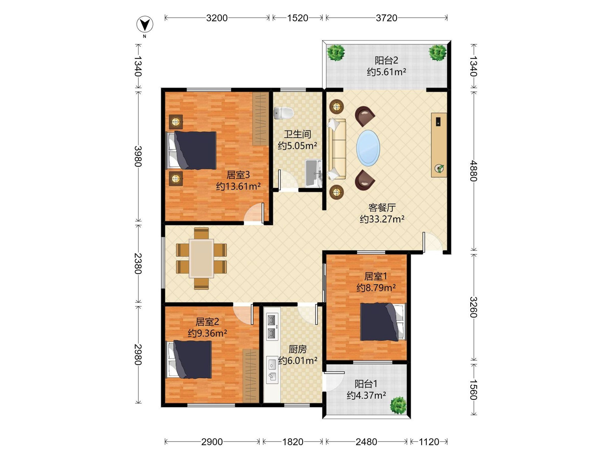 科苑花园58区户型图