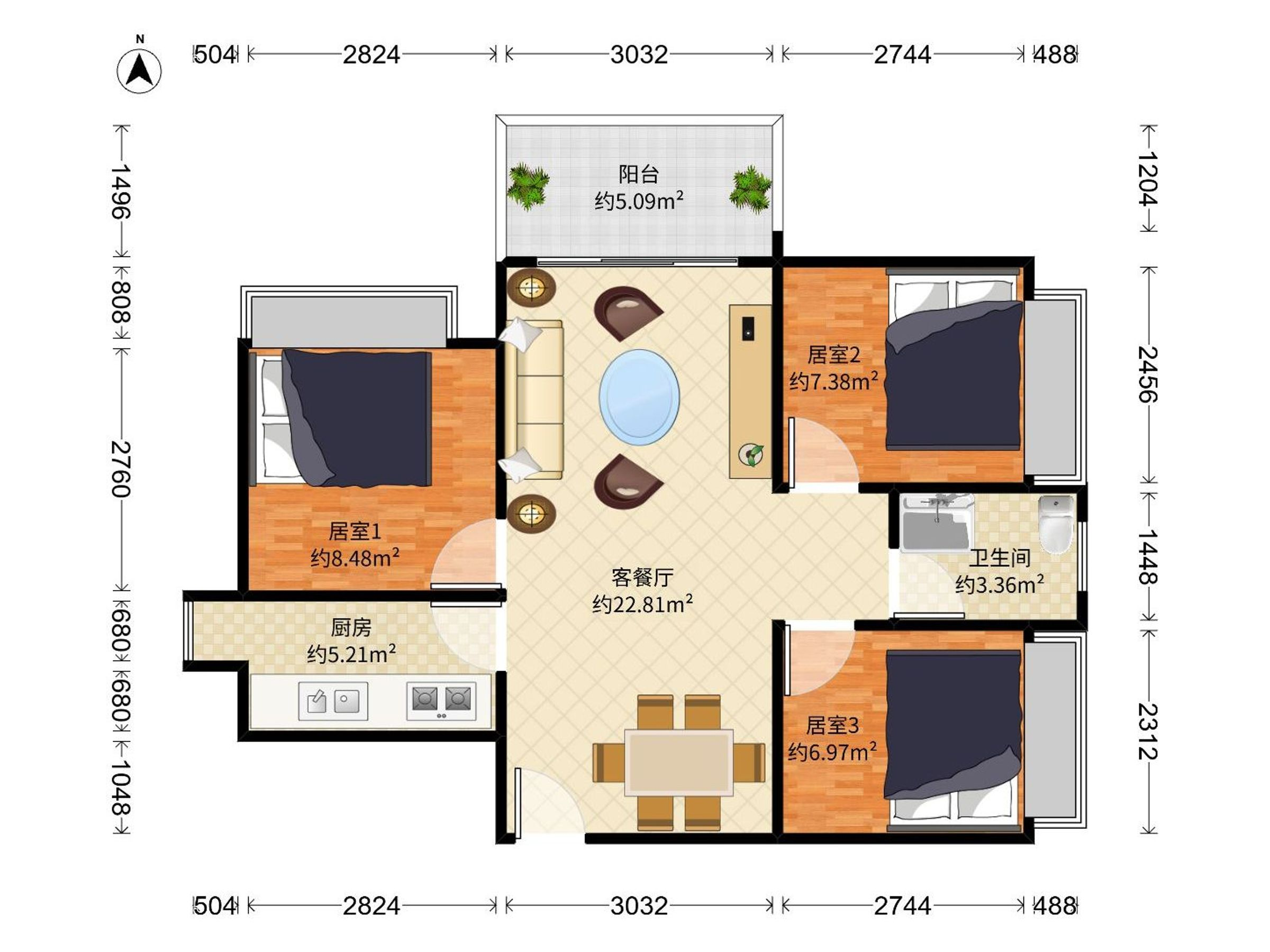 鸿荣源壹成中心花园11区户型图