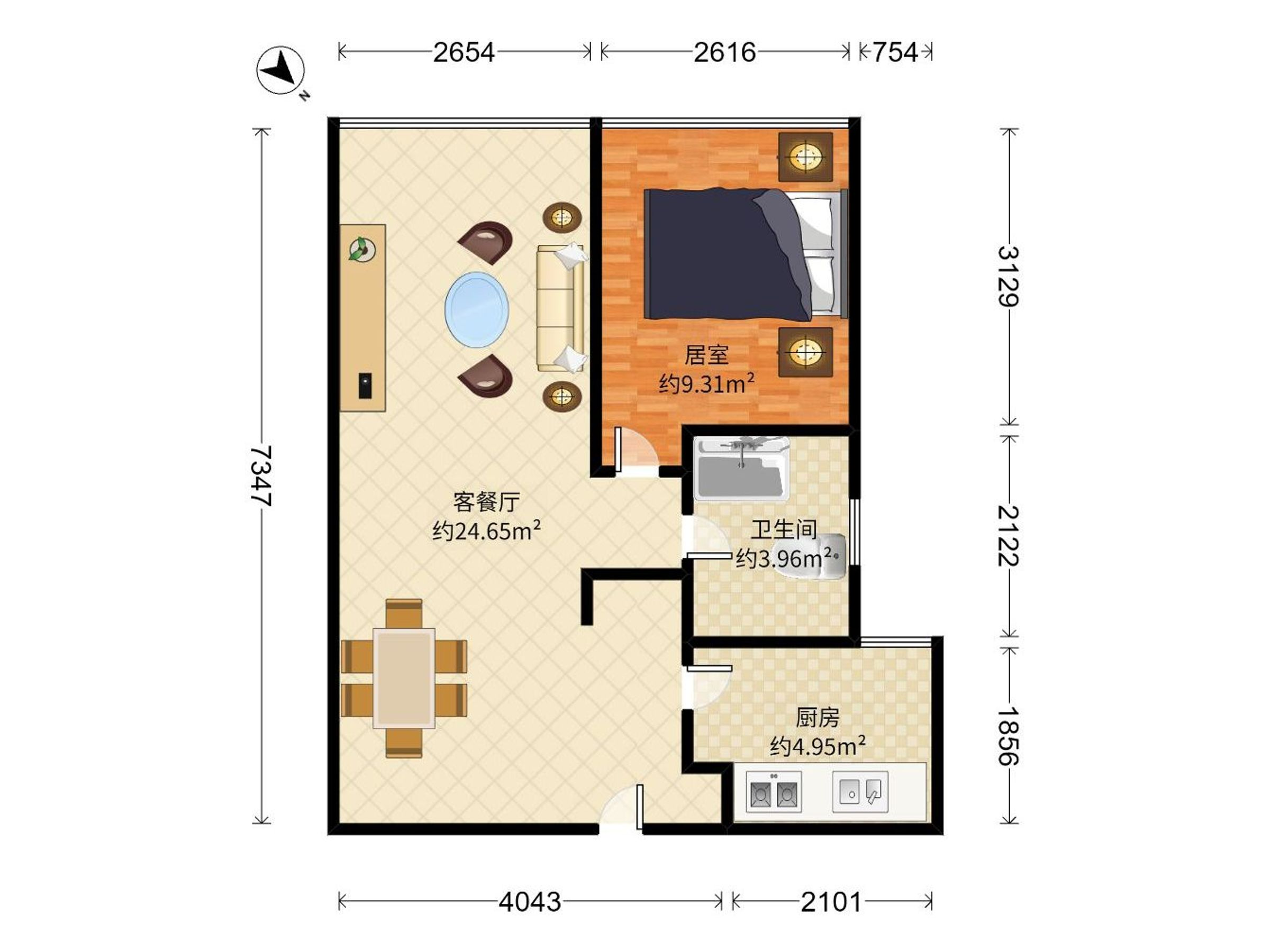 前海嘉里中心户型图