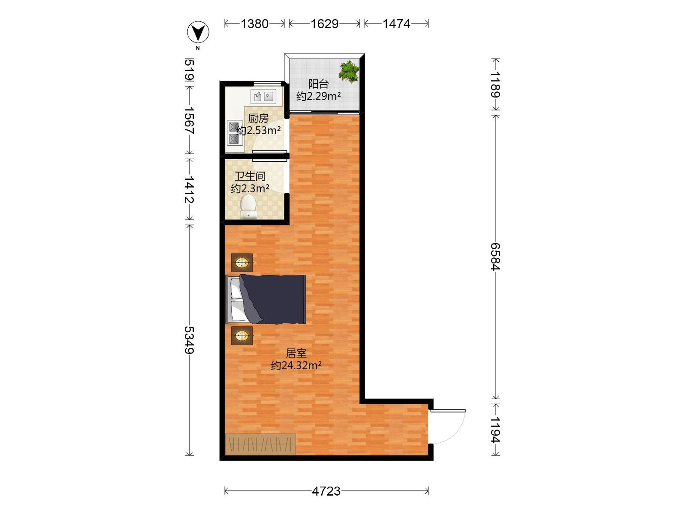 翠馨居户型图