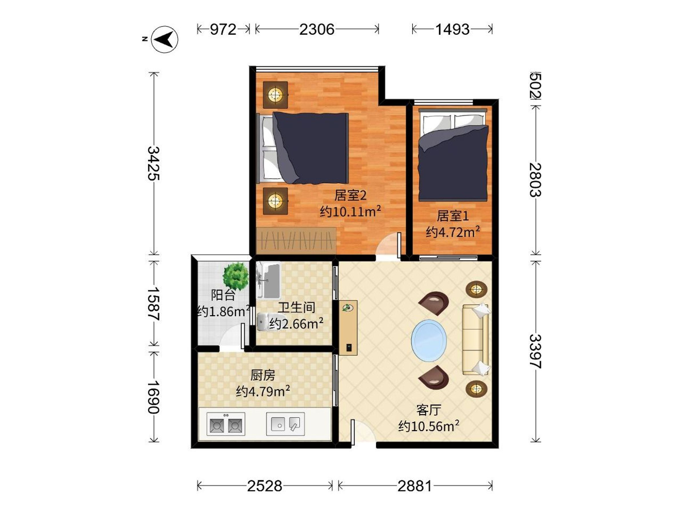 兴达华府户型图
