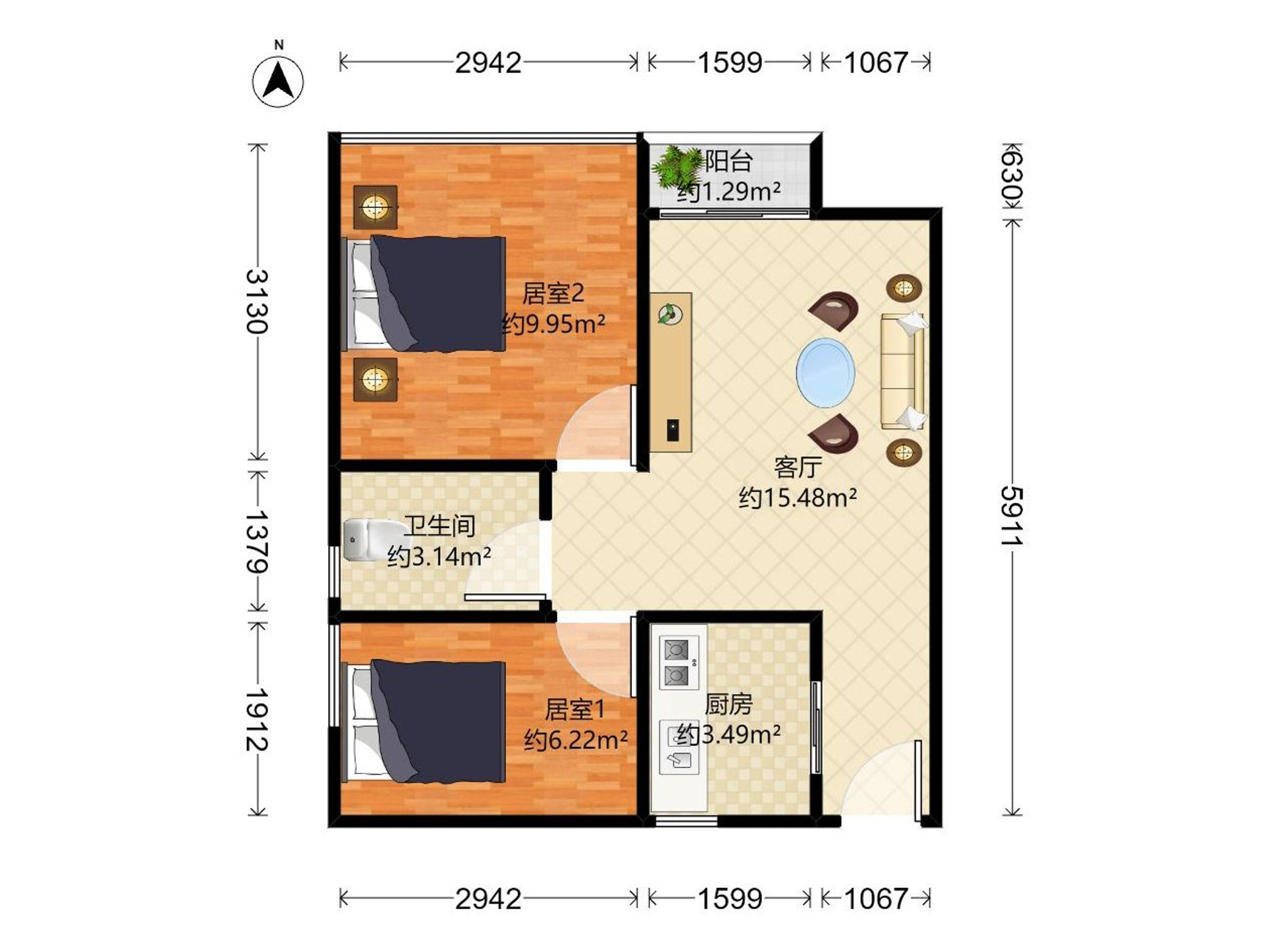 嘉信云峰公馆户型图