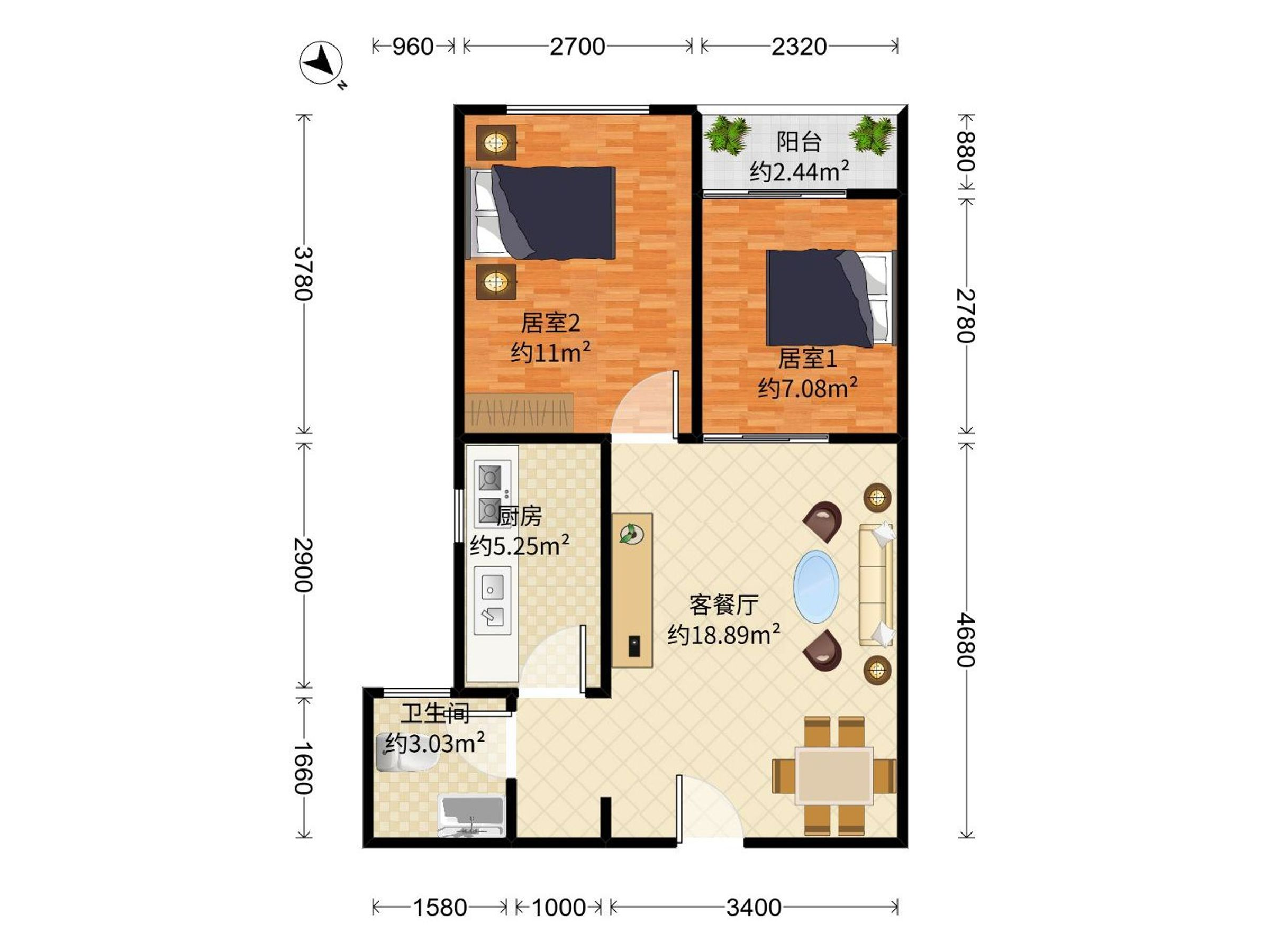 合正方洲泓园2房，业主诚心卖，看房提前联系